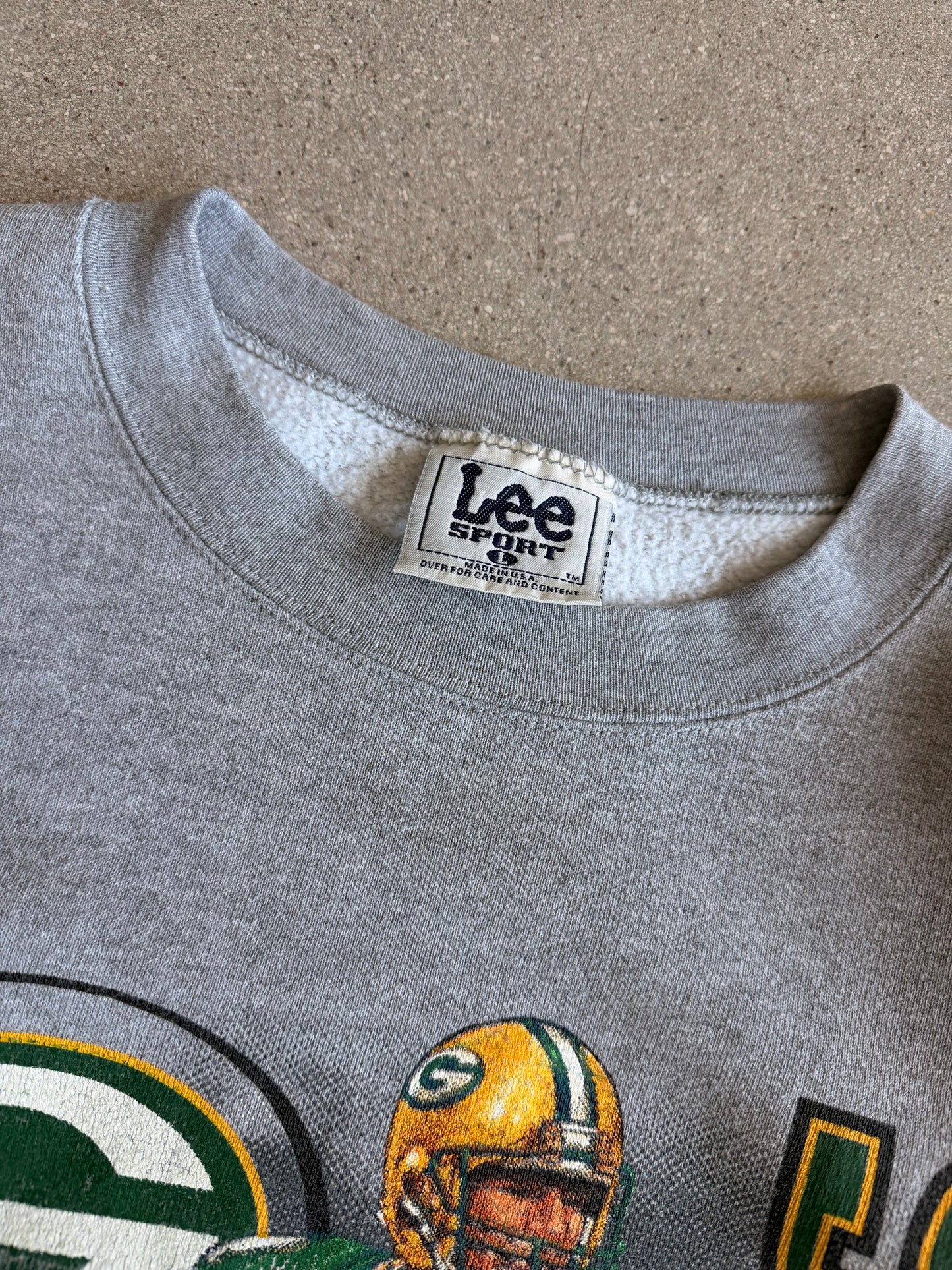 Vintage Packers 90's Brett Farve Crewneck - L