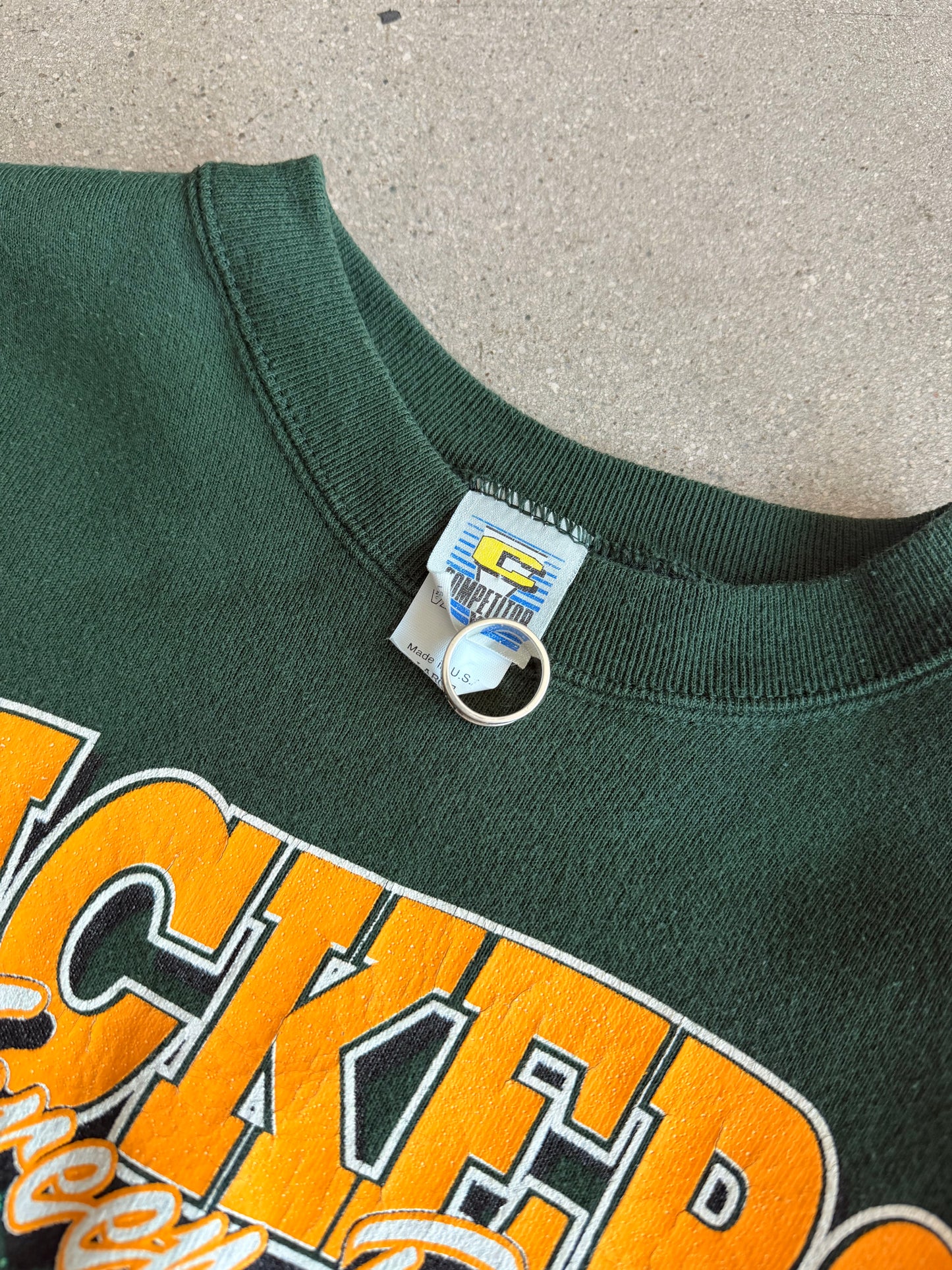 Vintage Packers 1995 NFC Championship Crewneck - L