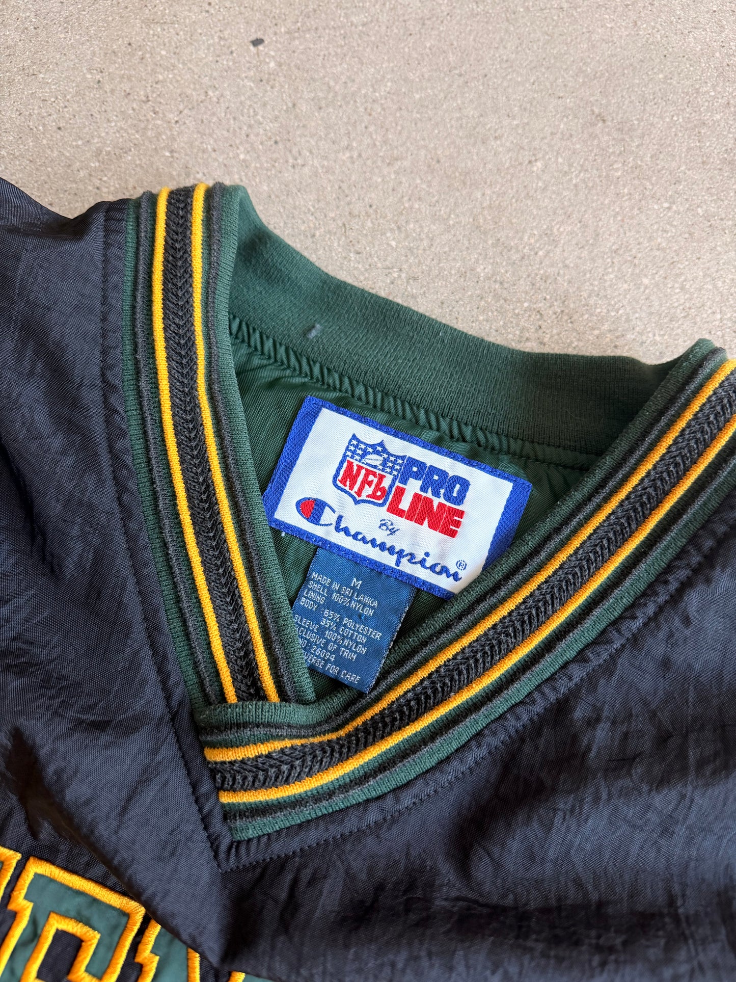 Vintage Green Bay Packers Windbreaker - L