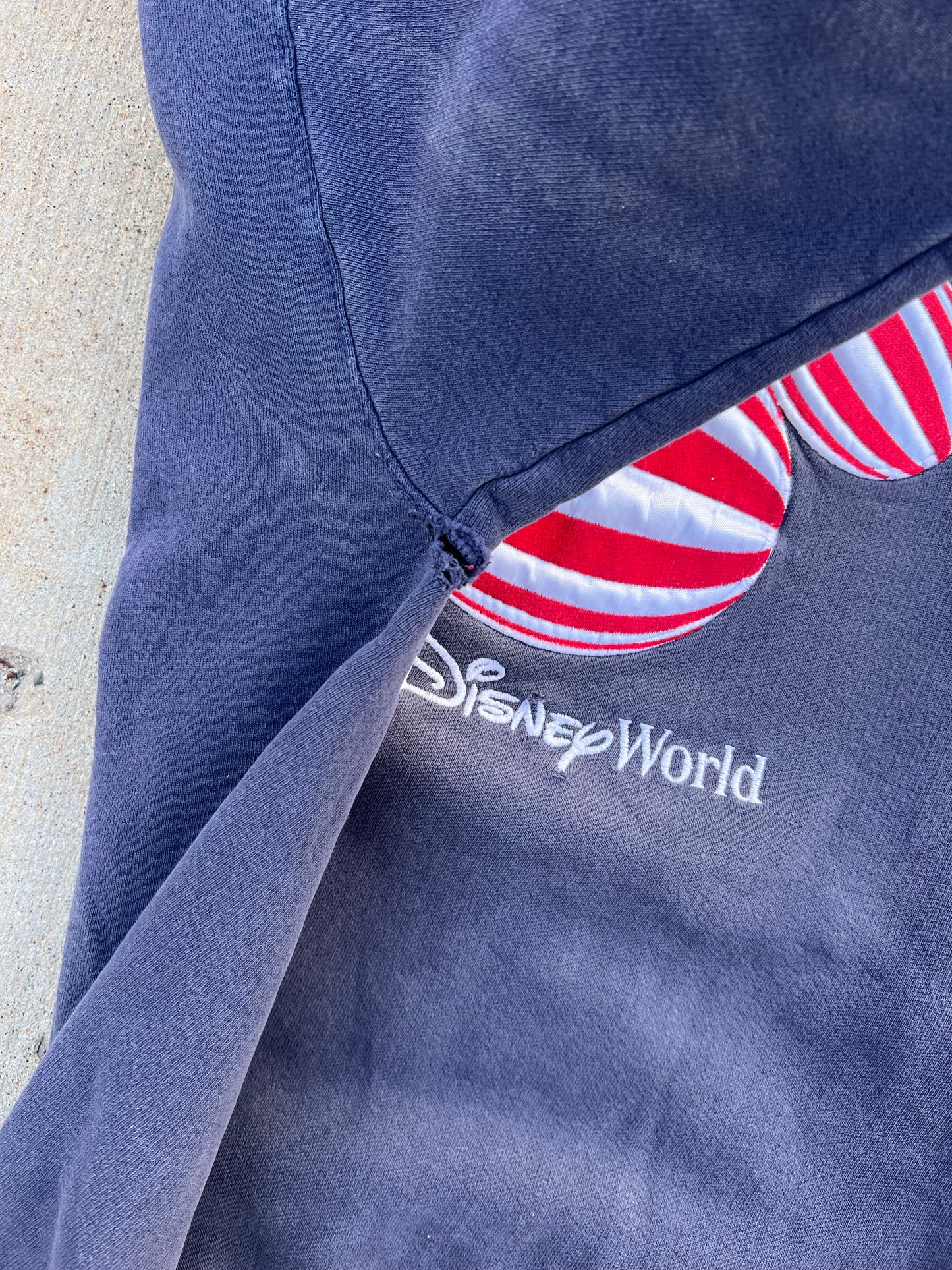 Vintage Distressed Disney Crew - L