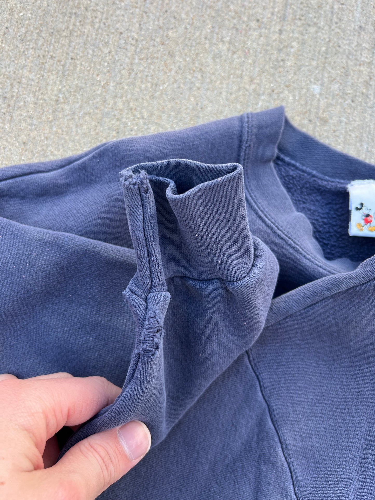 Vintage Distressed Disney Crew - L