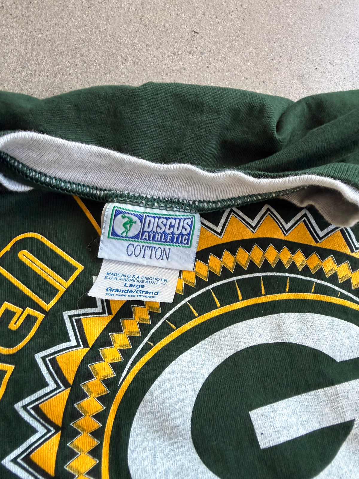 Vintage Packers Superbowl 31 Graphic Tee - M