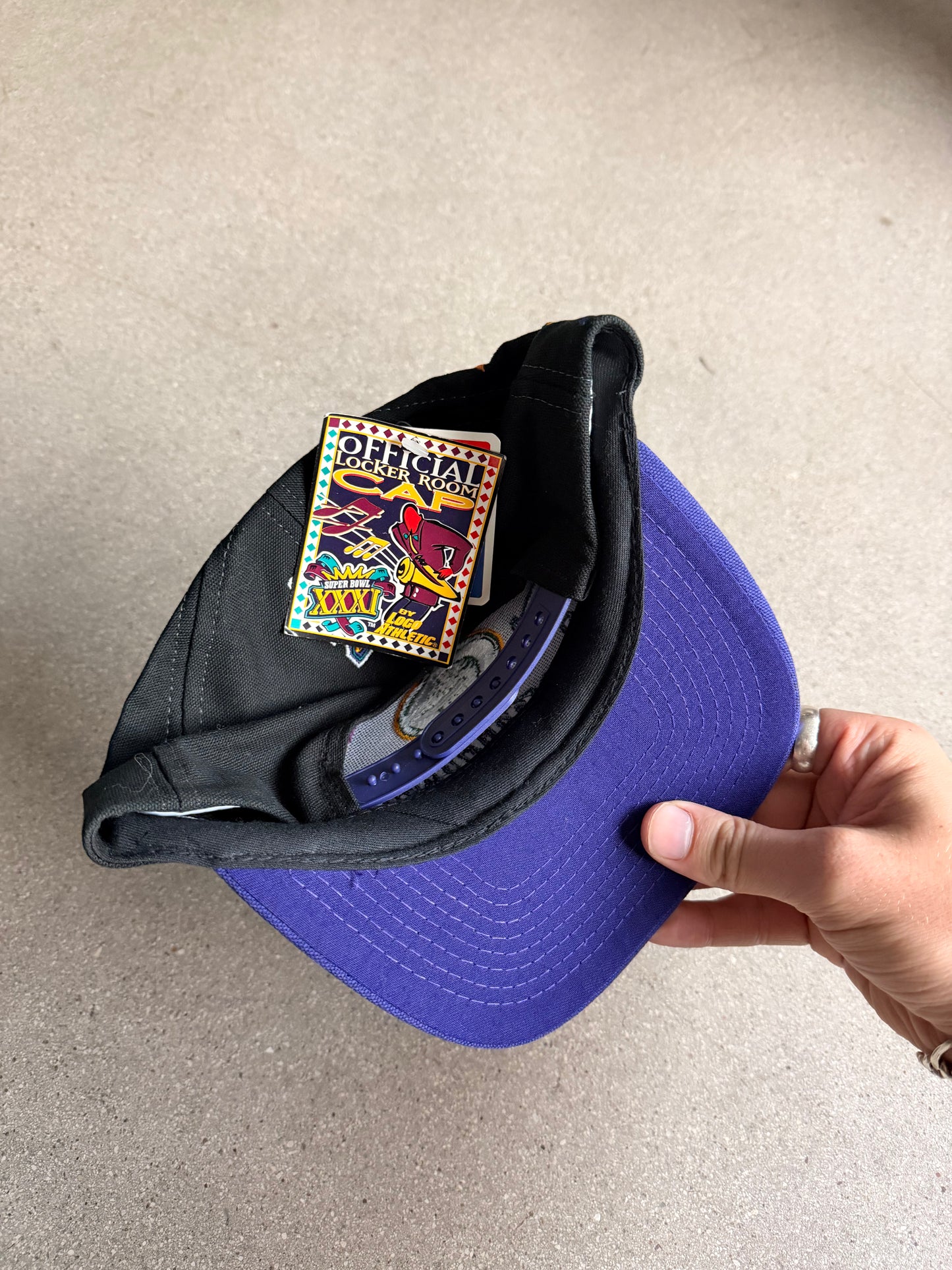 Vintage Packers Superbowl 31 Victory Snapback Hat