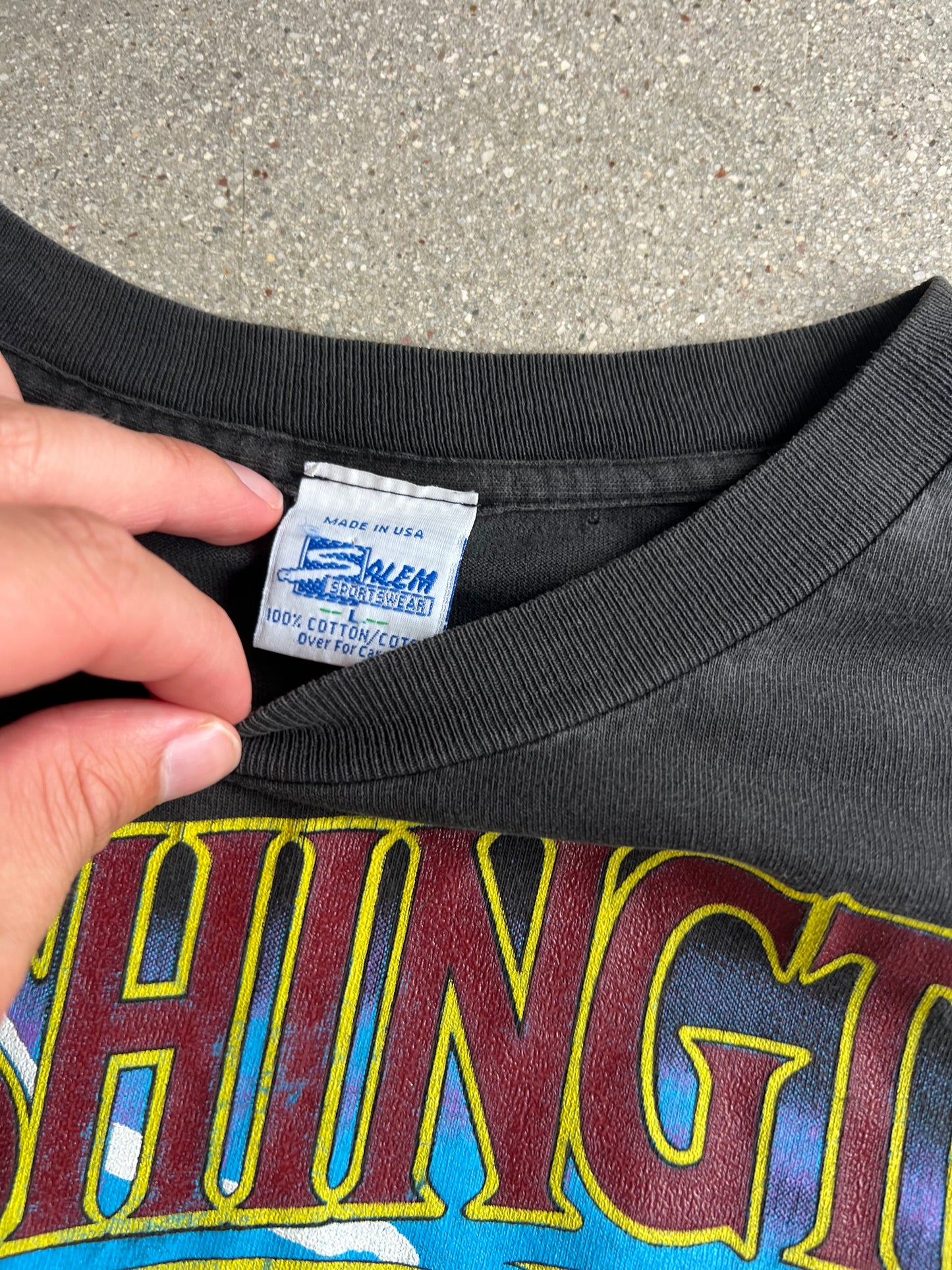Vintage 90s Salem NFL Washington Redskins Lightning Tee - L