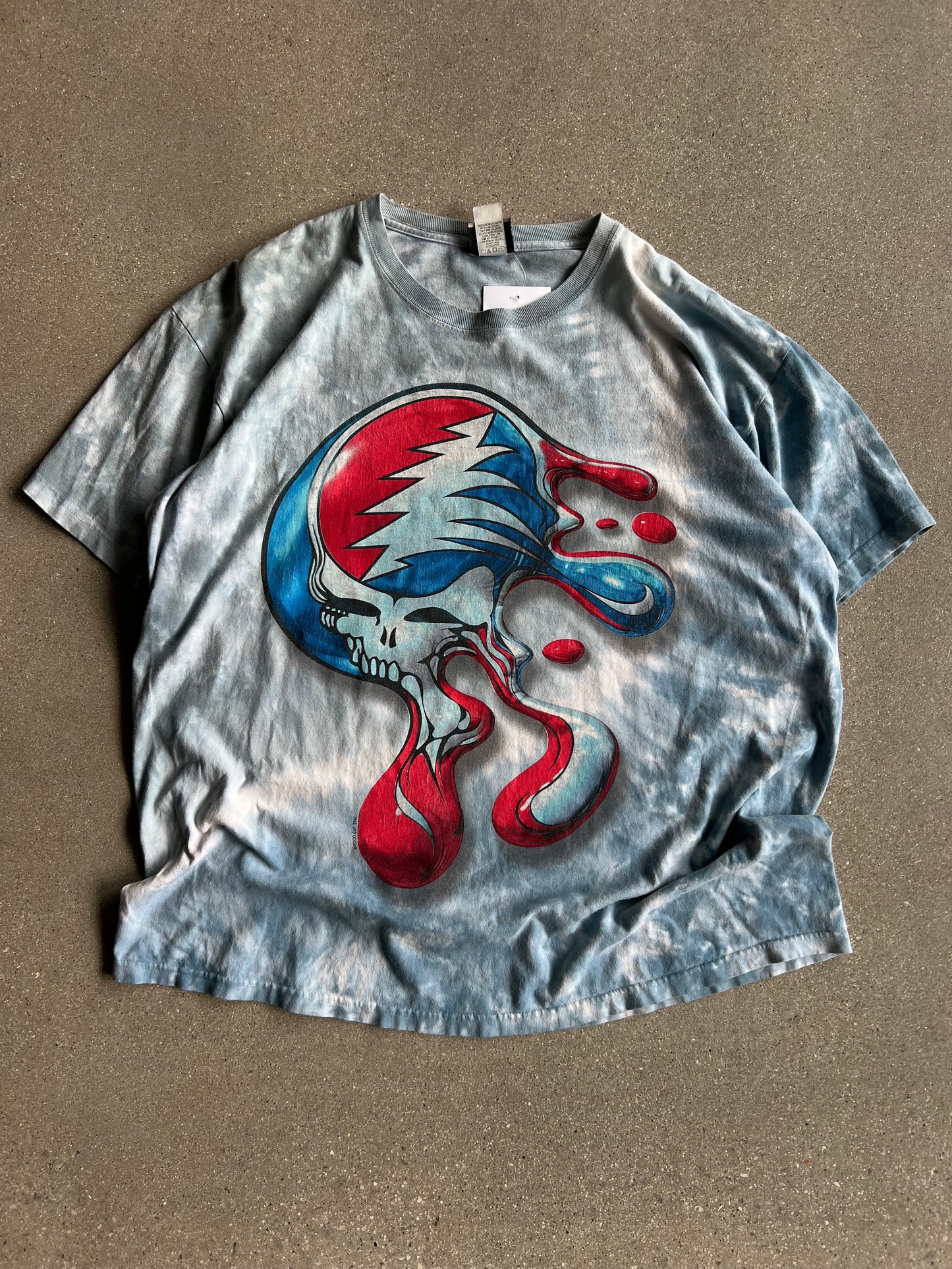 Vintage Greatful Dead Melt Tie Dye Tee - XL