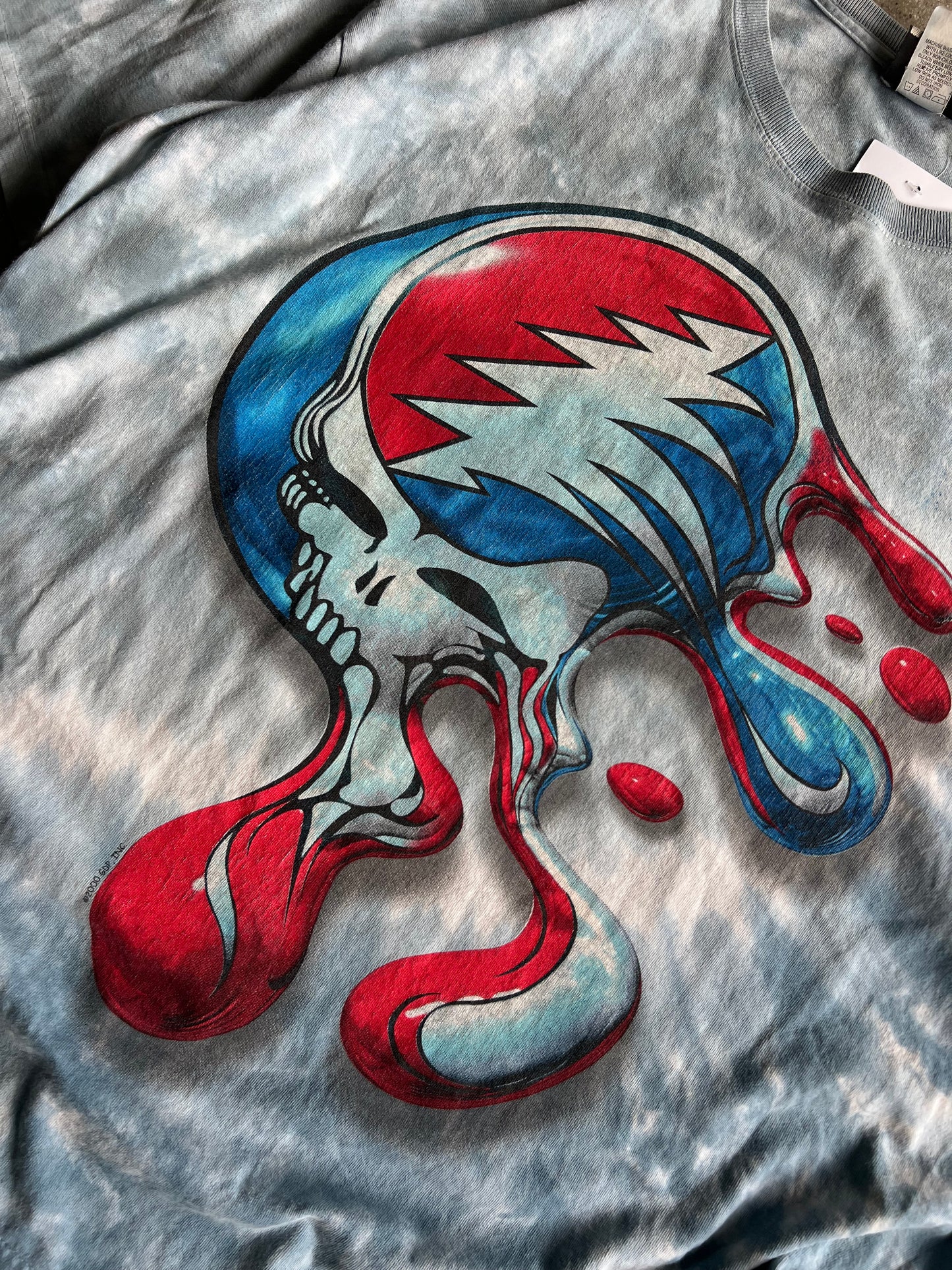 Vintage Greatful Dead Melt Tie Dye Tee - XL