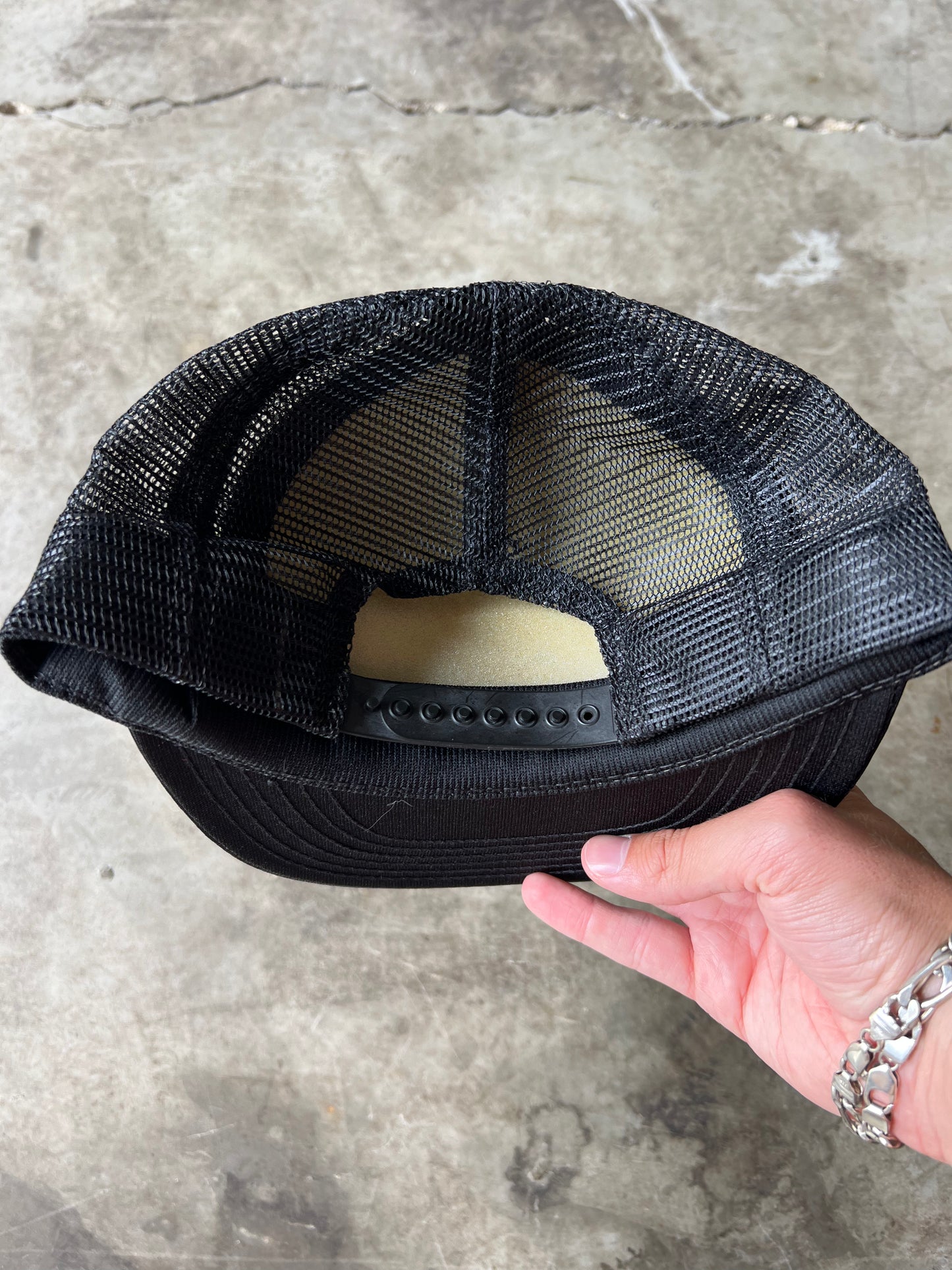 Vintage Black Miller Genuine Draft Trucker Hat