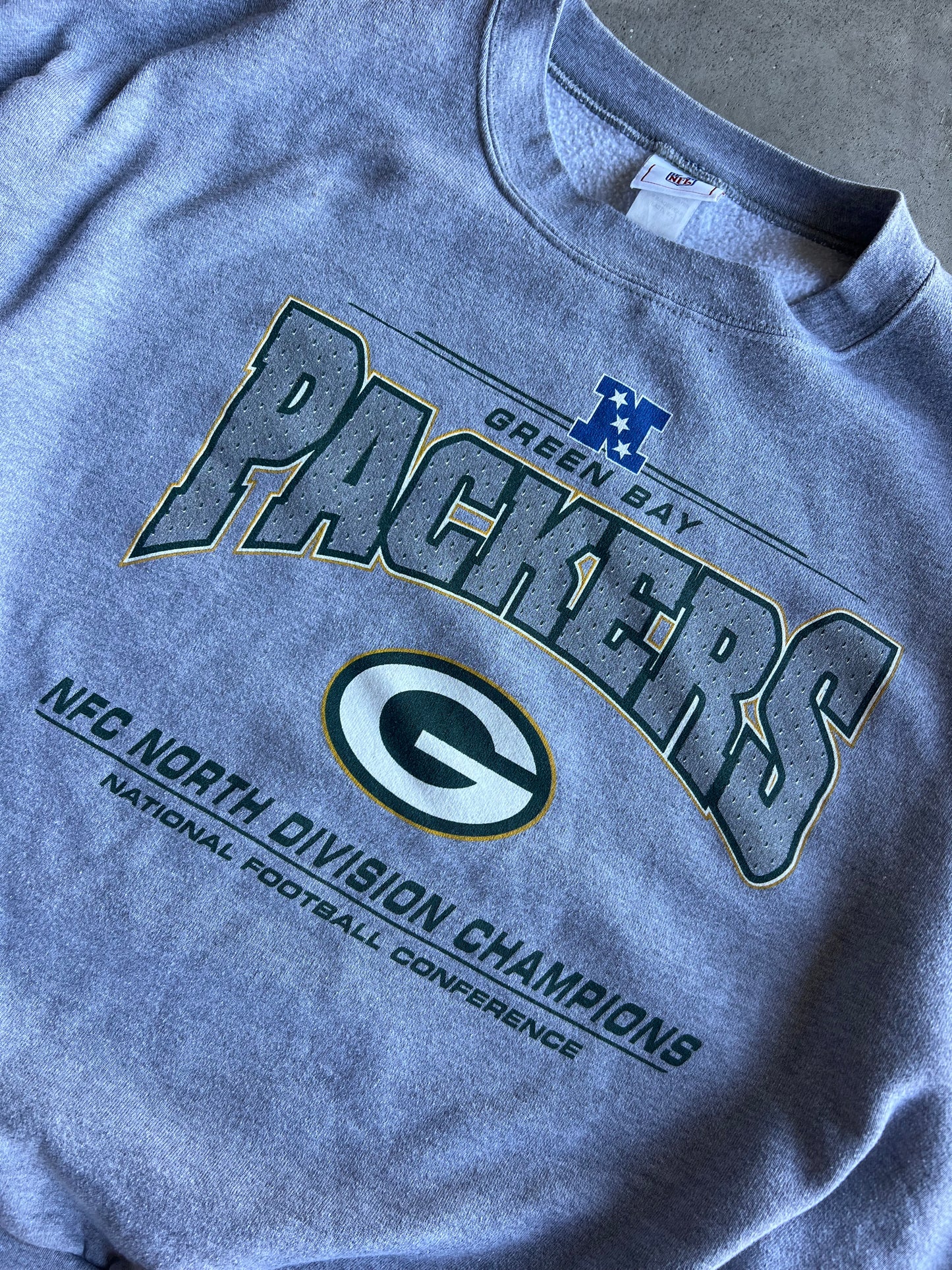 Vintage Y2K Green Bay Packers Crewneck - XL