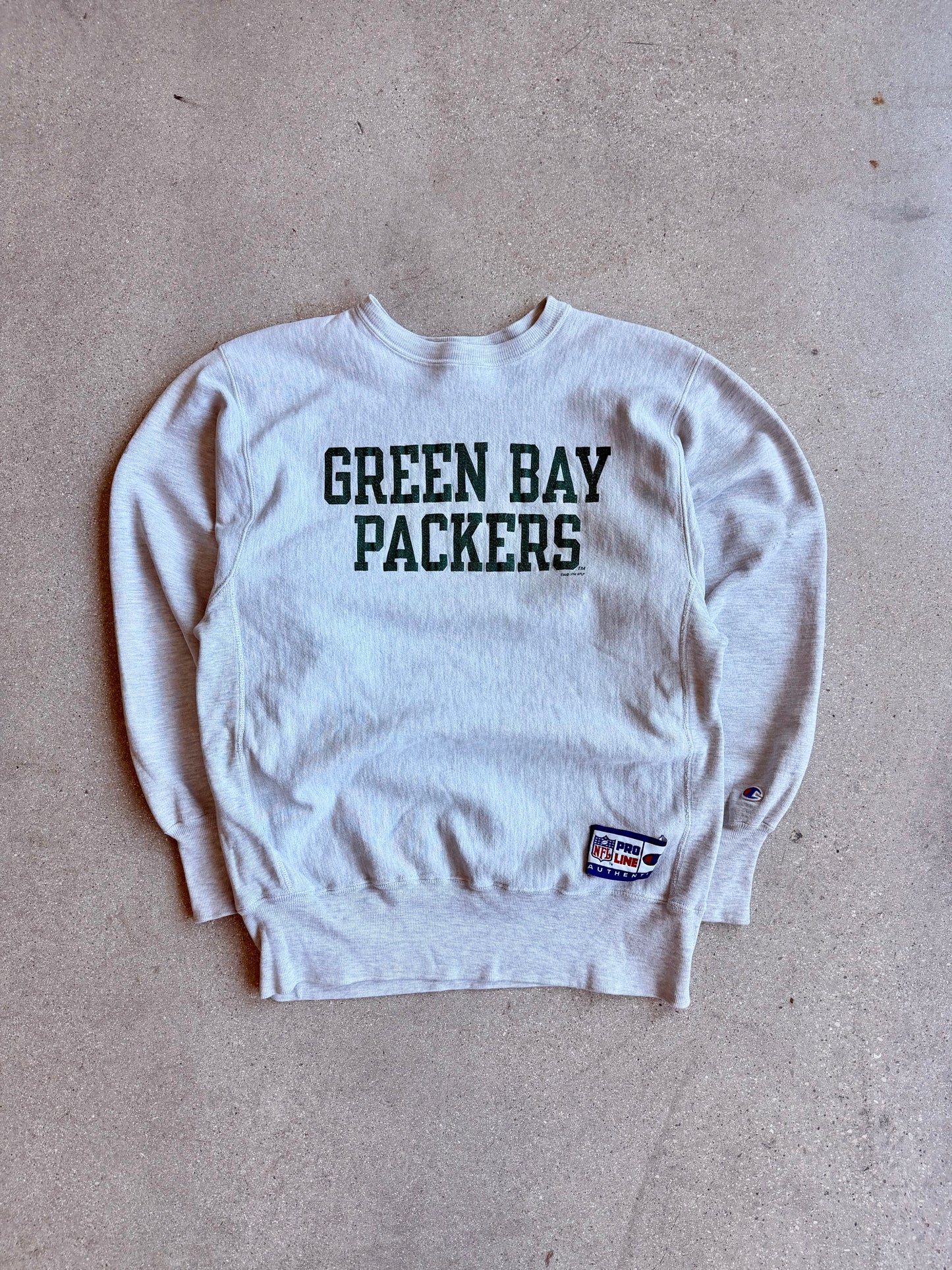 Vintage Packers 90's Champion Reverse Weave Crewneck - XL