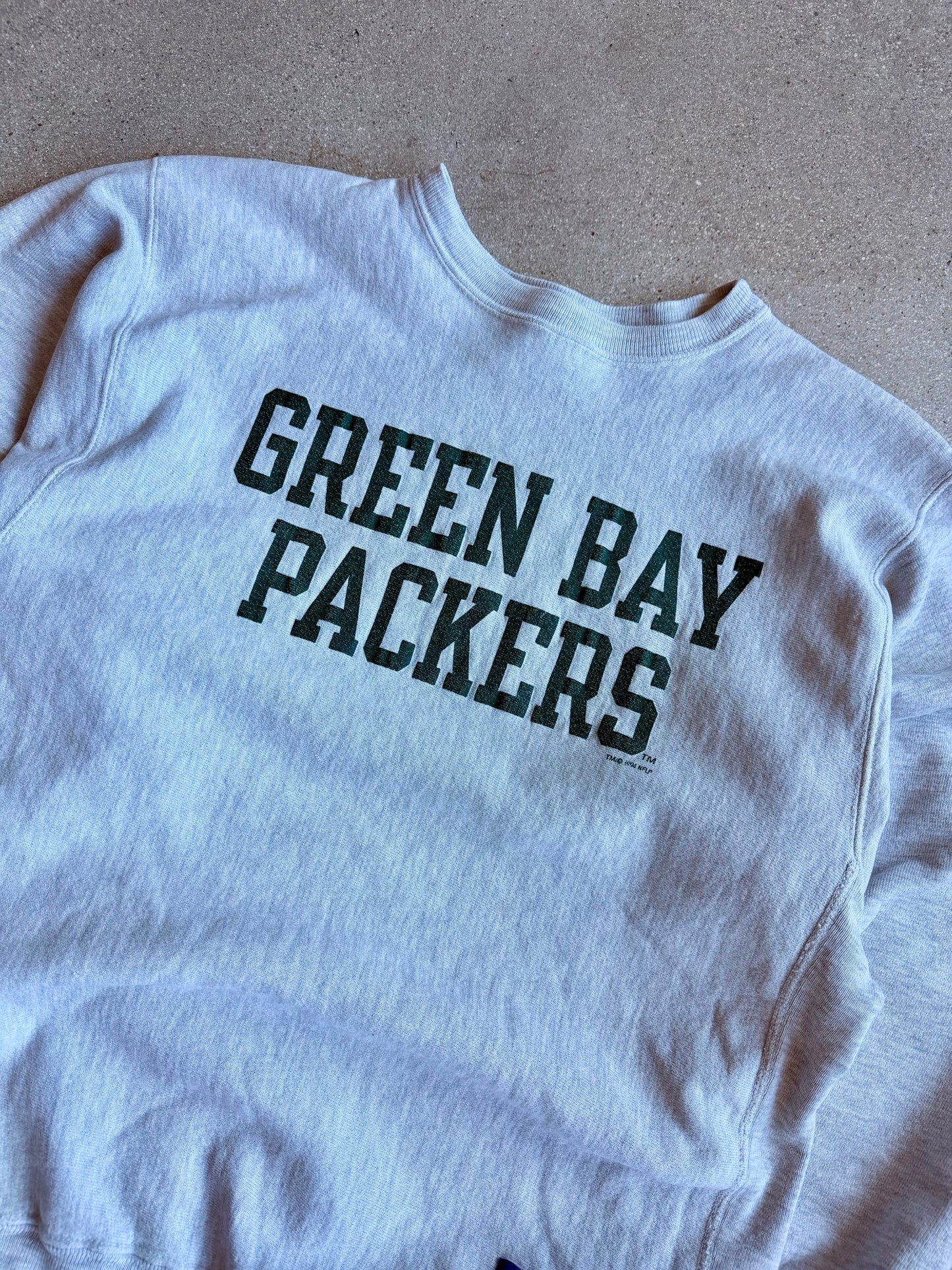 Vintage Packers 90's Champion Reverse Weave Crewneck - XL