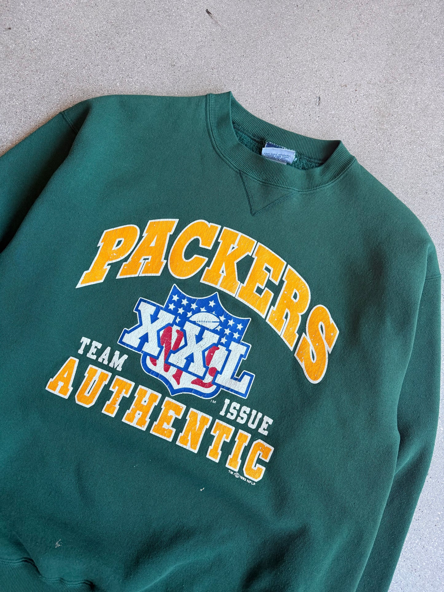 Vintage Packers Team Issue NFL Crewneck - L