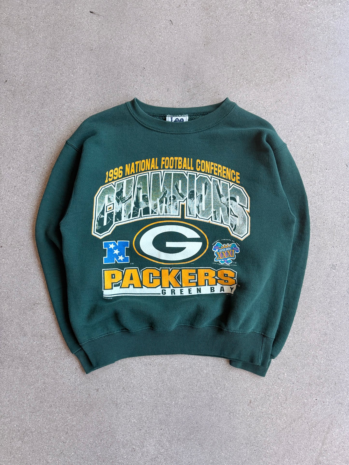 Vintage Packers 1996 NFC Champions Crewneck - L