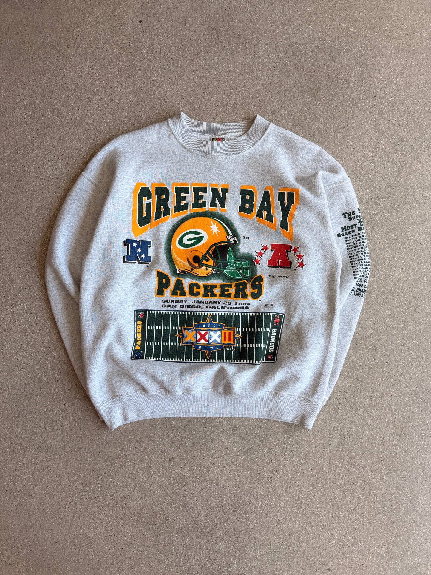 Vintage Packers 1998 Graphic Crewneck - L