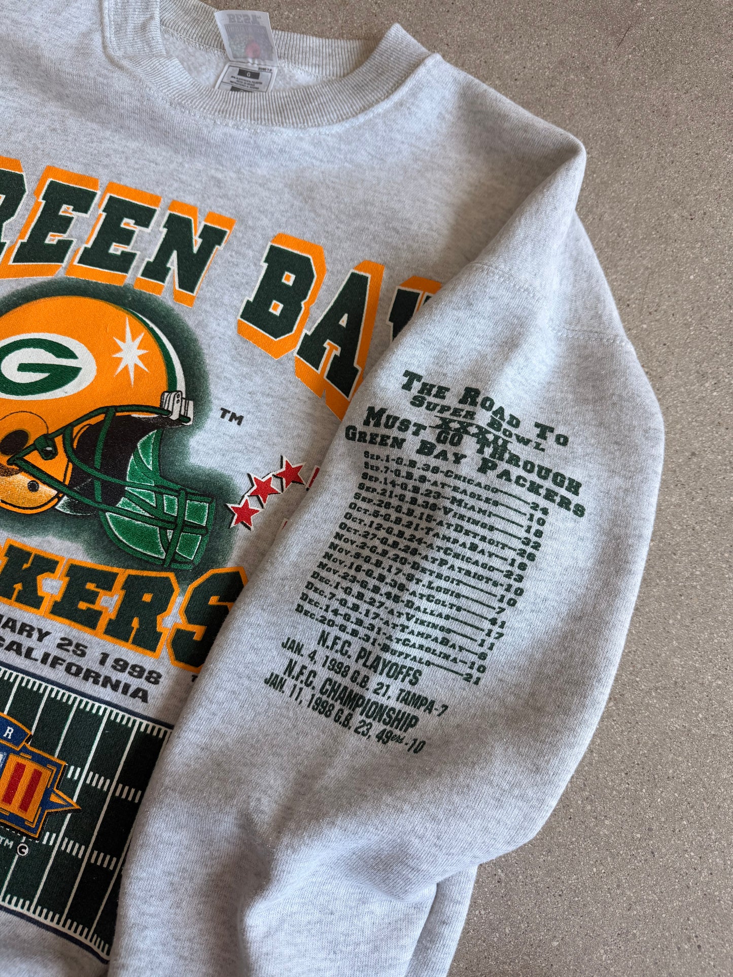 Vintage Packers 1998 Graphic Crewneck - L
