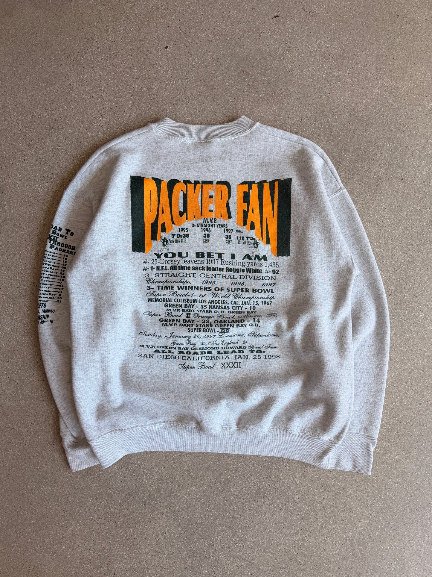 Vintage Packers 1998 Graphic Crewneck - L