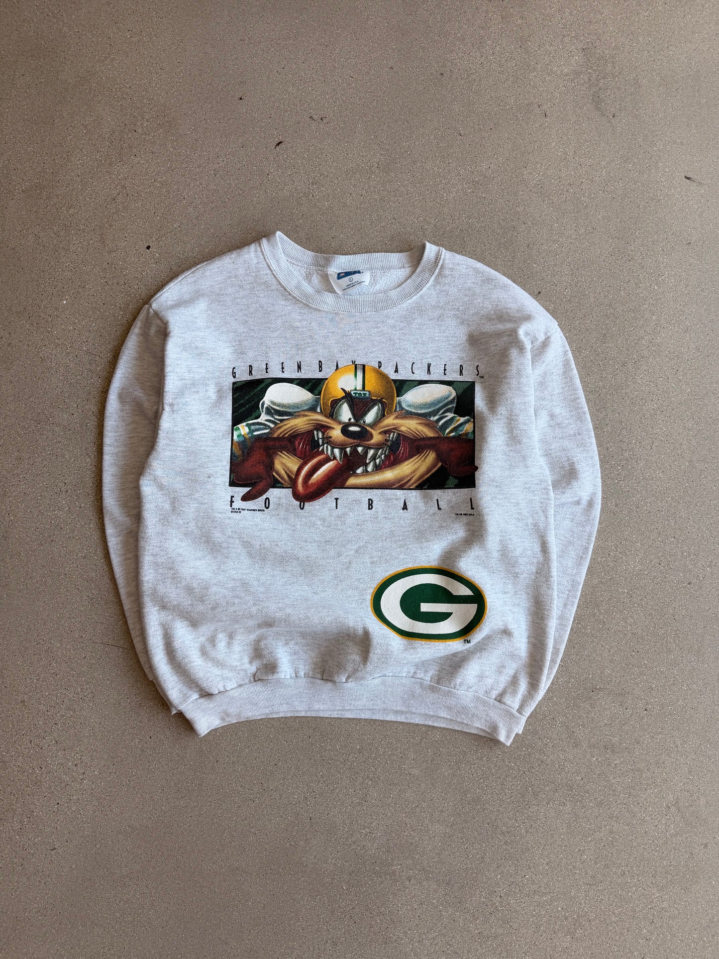 Vintage Packers 1997 Taz Crewneck - L