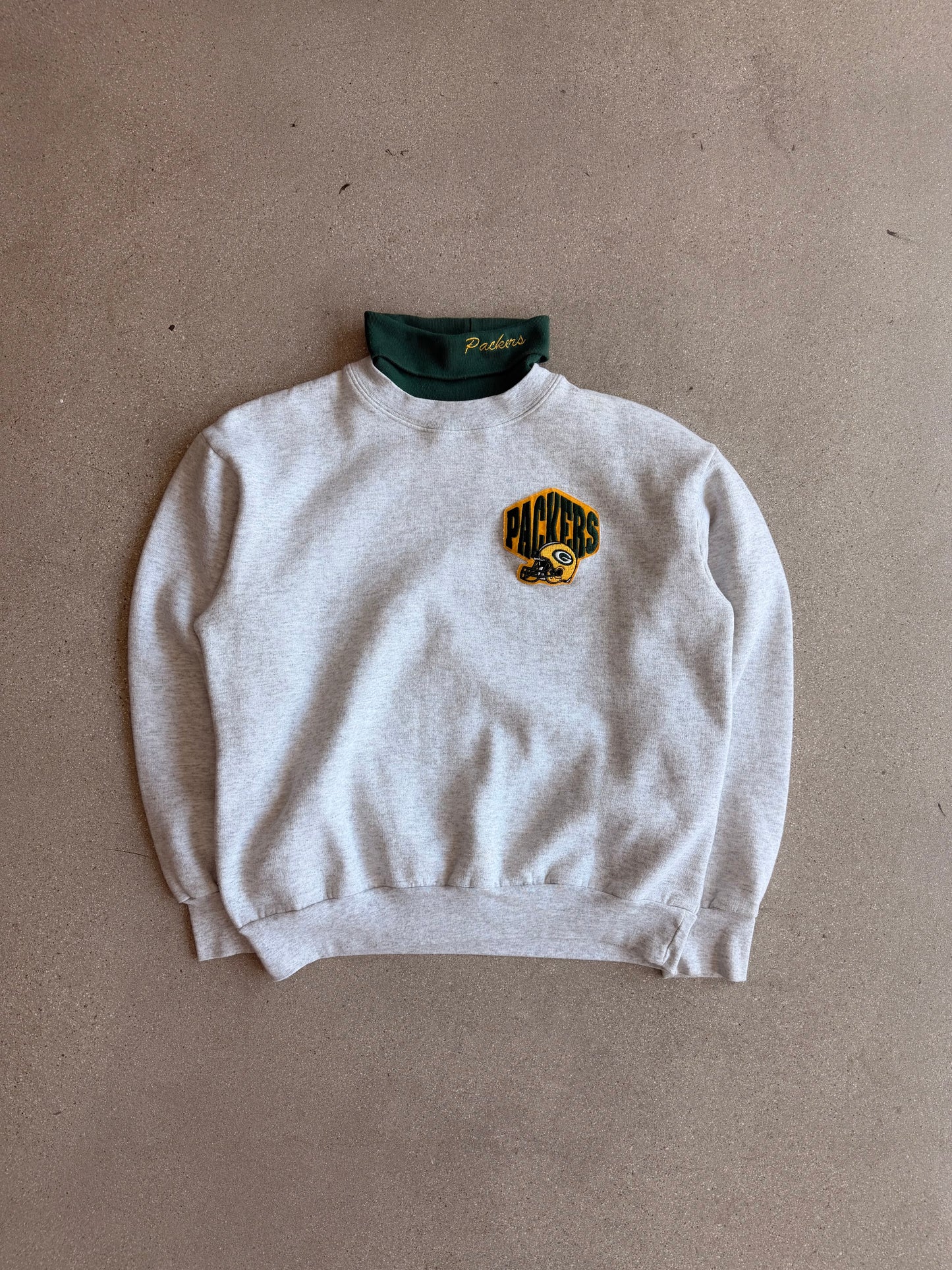 Vintage Packers Turtleneck Crew - M