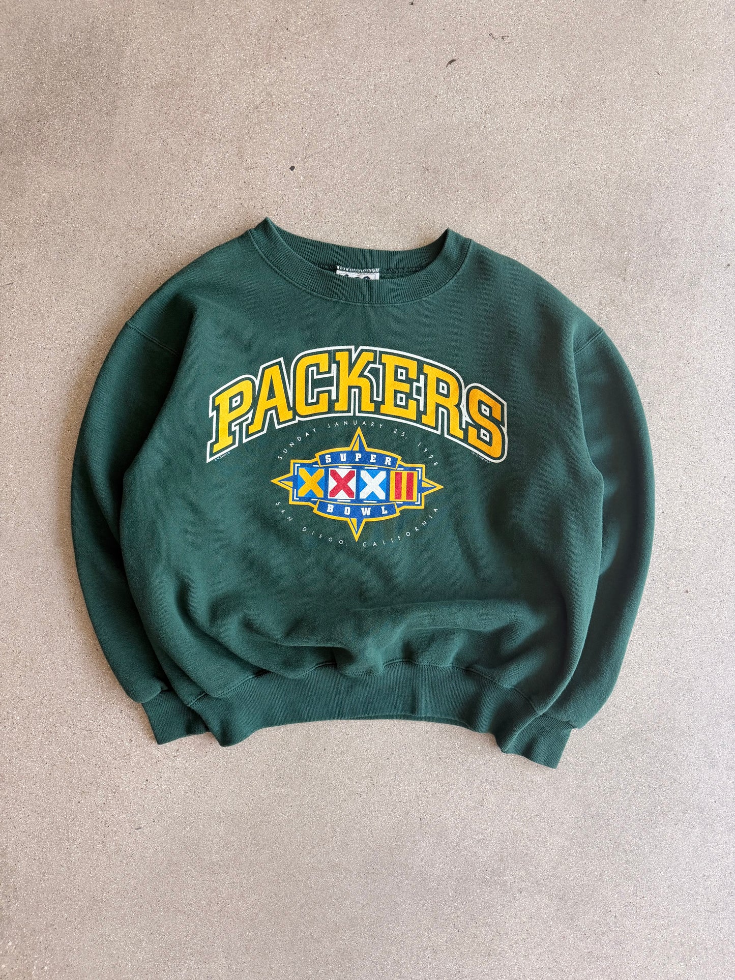 Vintage Packers 1998 Graphic Crewneck - M