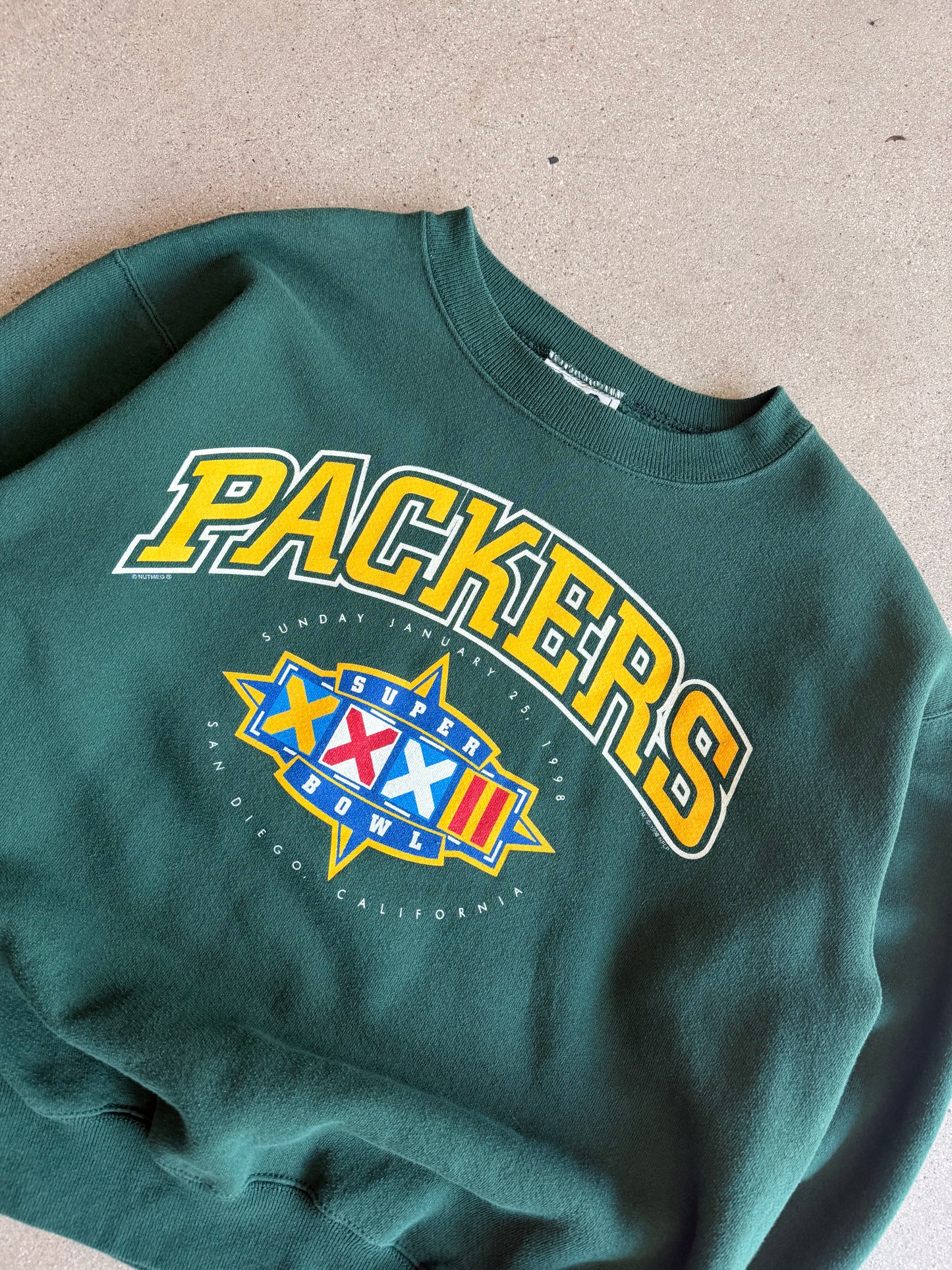Vintage Packers 1998 Graphic Crewneck - M