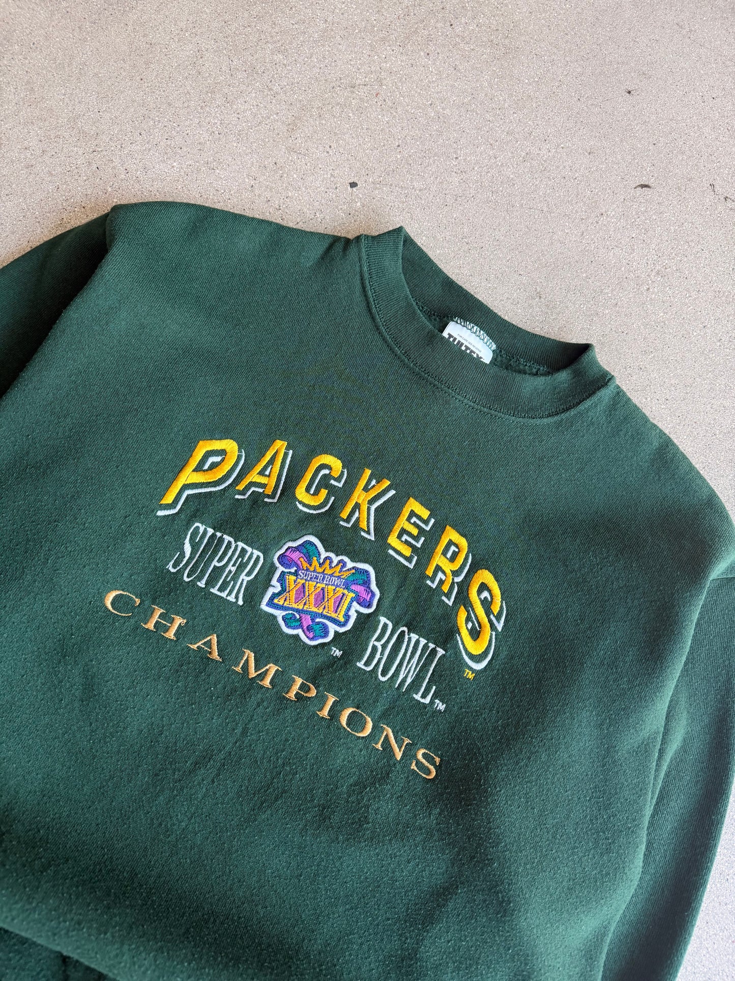 Vintage Packers 1996 Superbowl Champions Crewneck - M