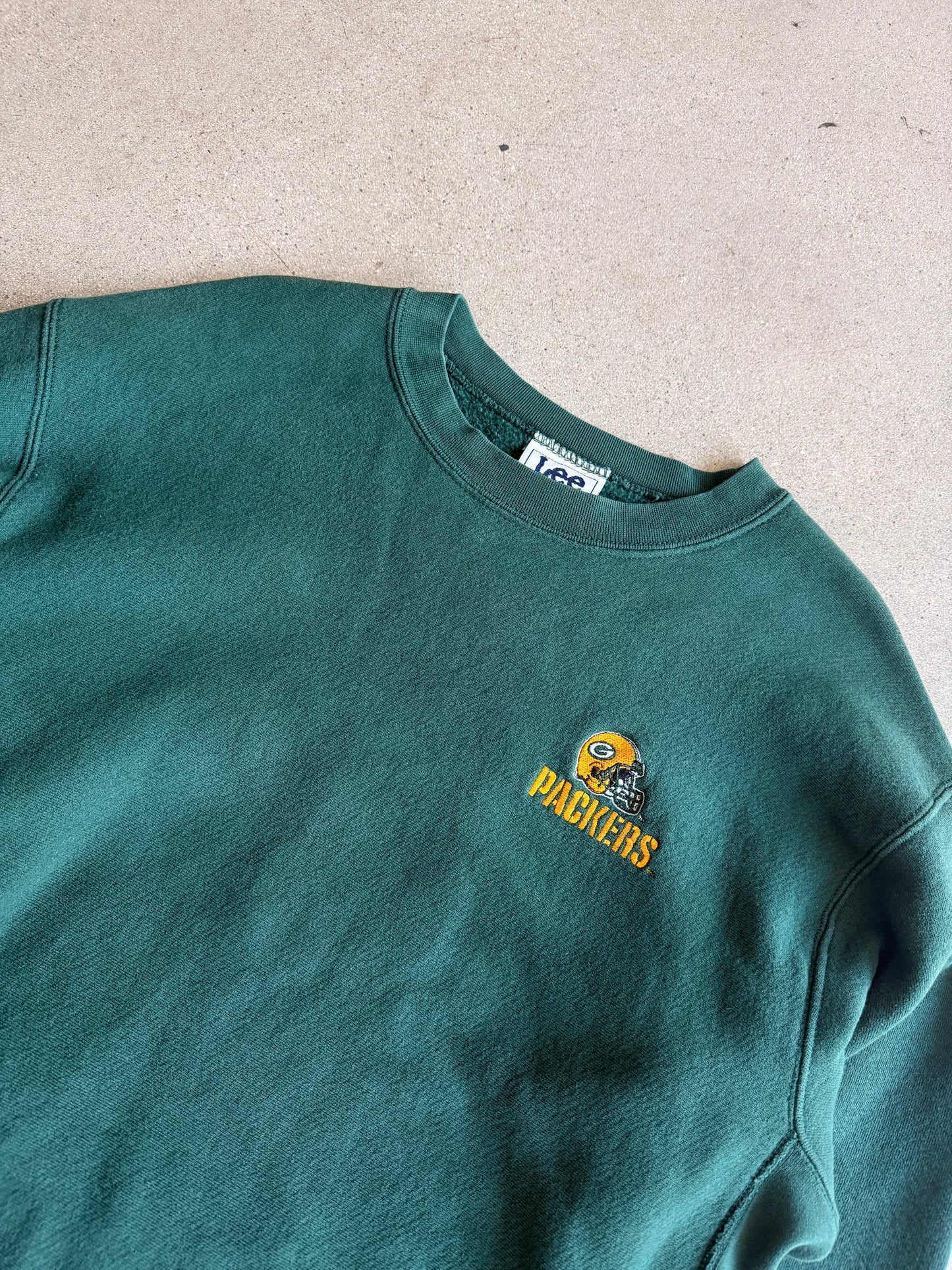 Vintage Packers Embroidered Crewneck - L