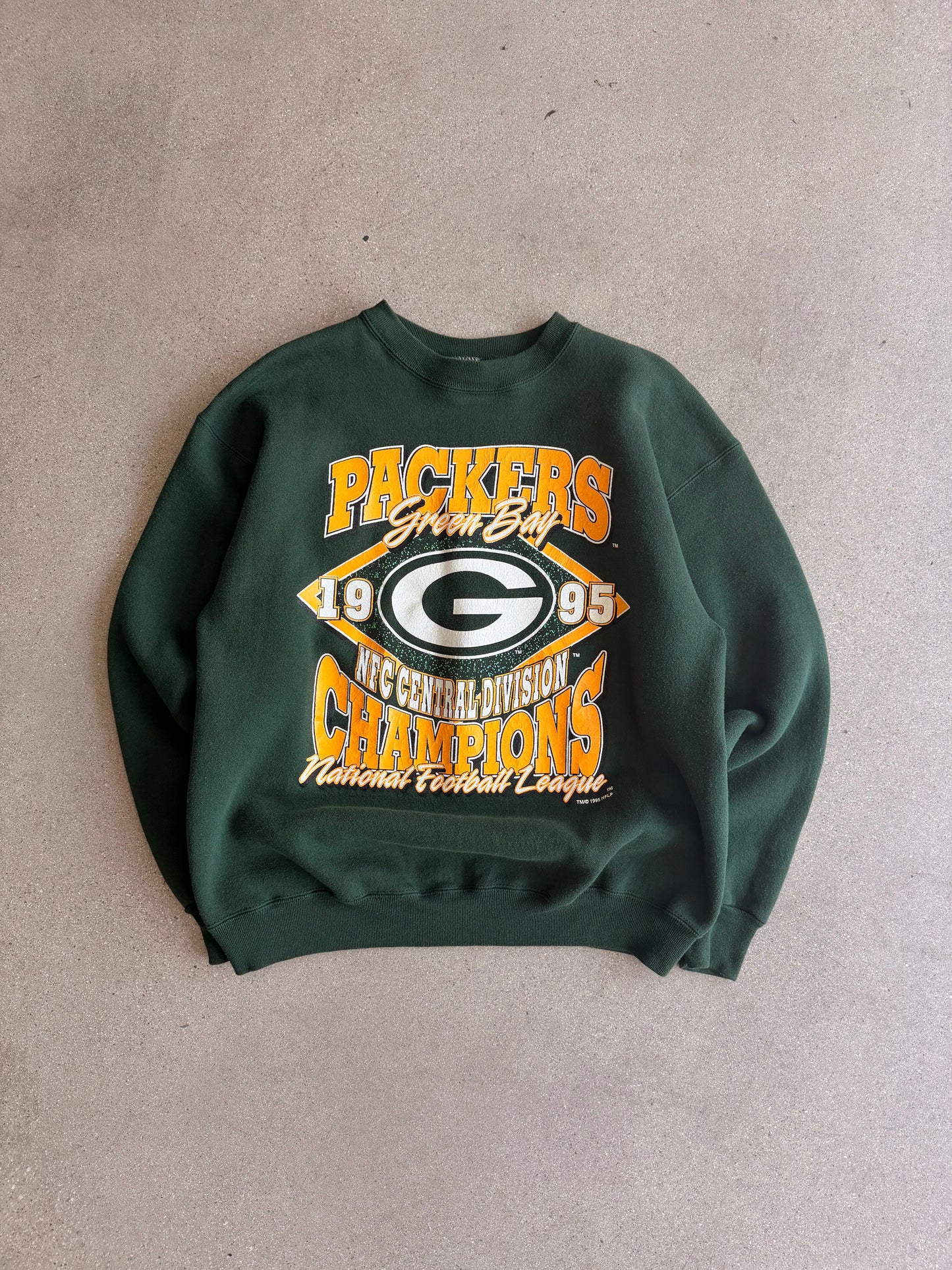 Vintage Packers 1995 NFC Championship Crewneck - L