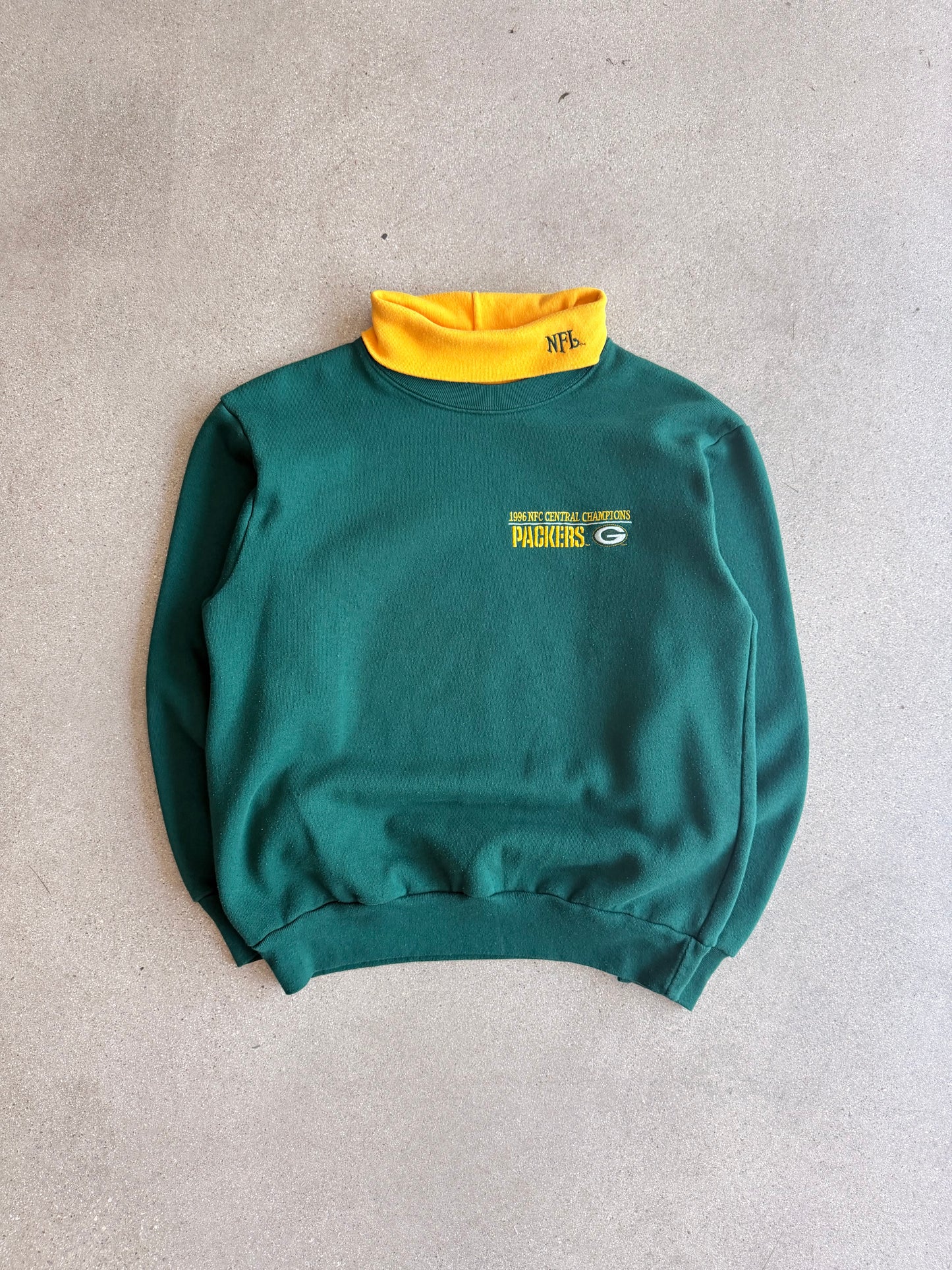 Vintage Packers 1996 NFC Champion Turtleneck Crew - M