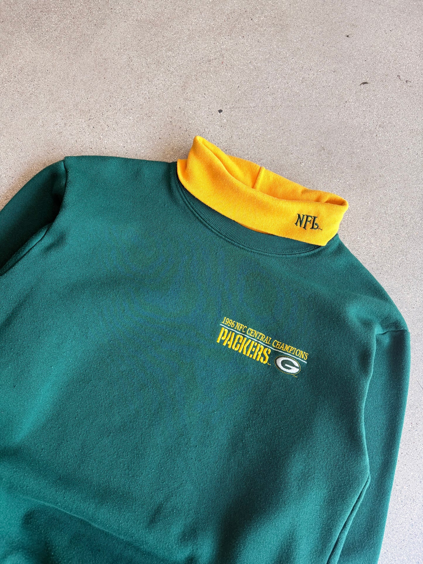 Vintage Packers 1996 NFC Champion Turtleneck Crew - M