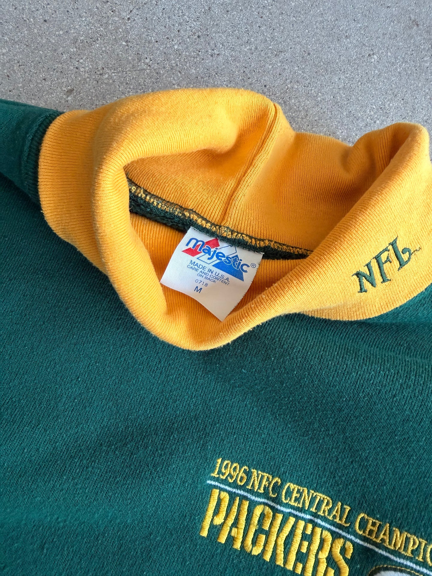 Vintage Packers 1996 NFC Champion Turtleneck Crew - M