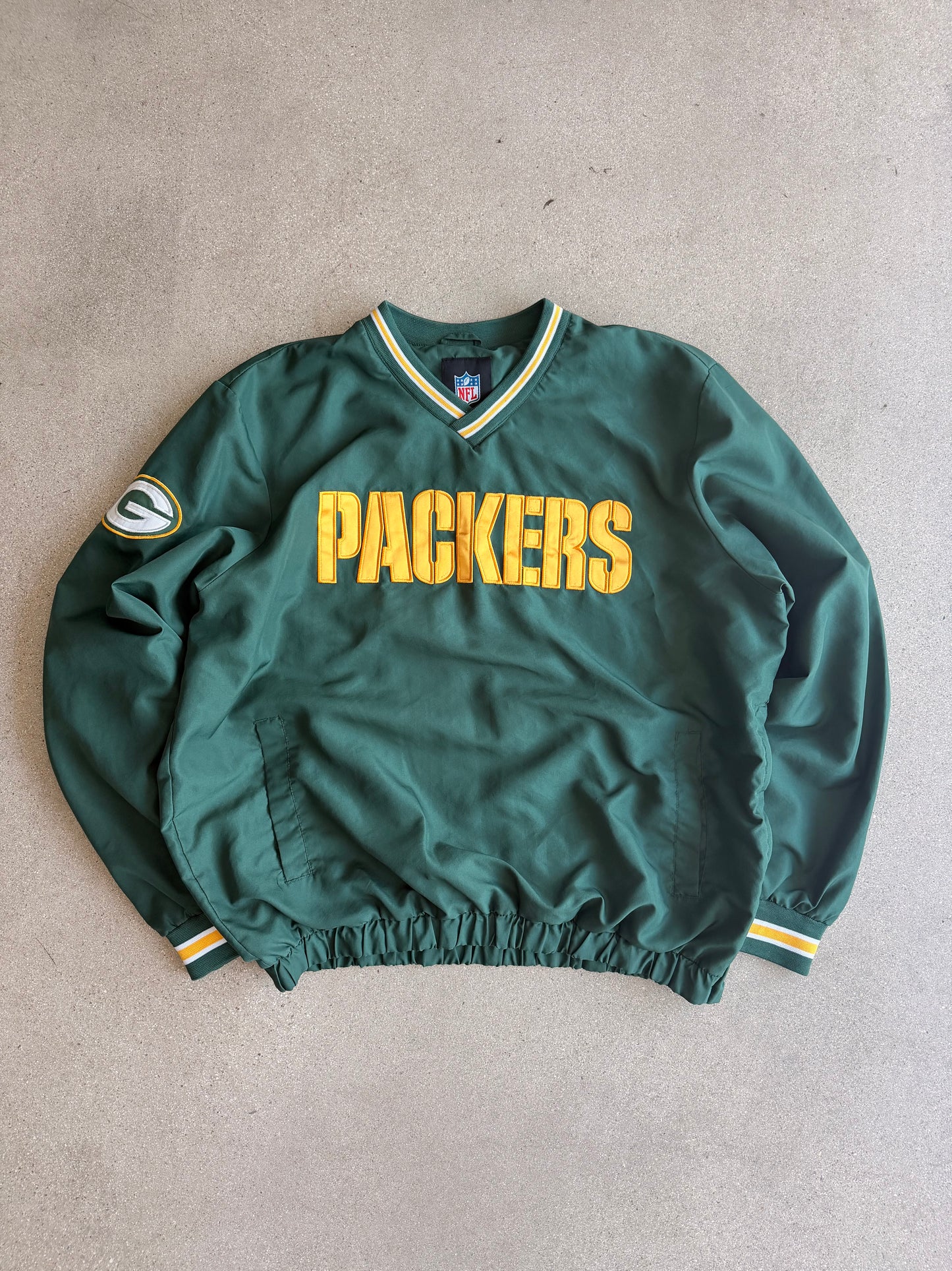 Vintage Packers Windbreaker - L