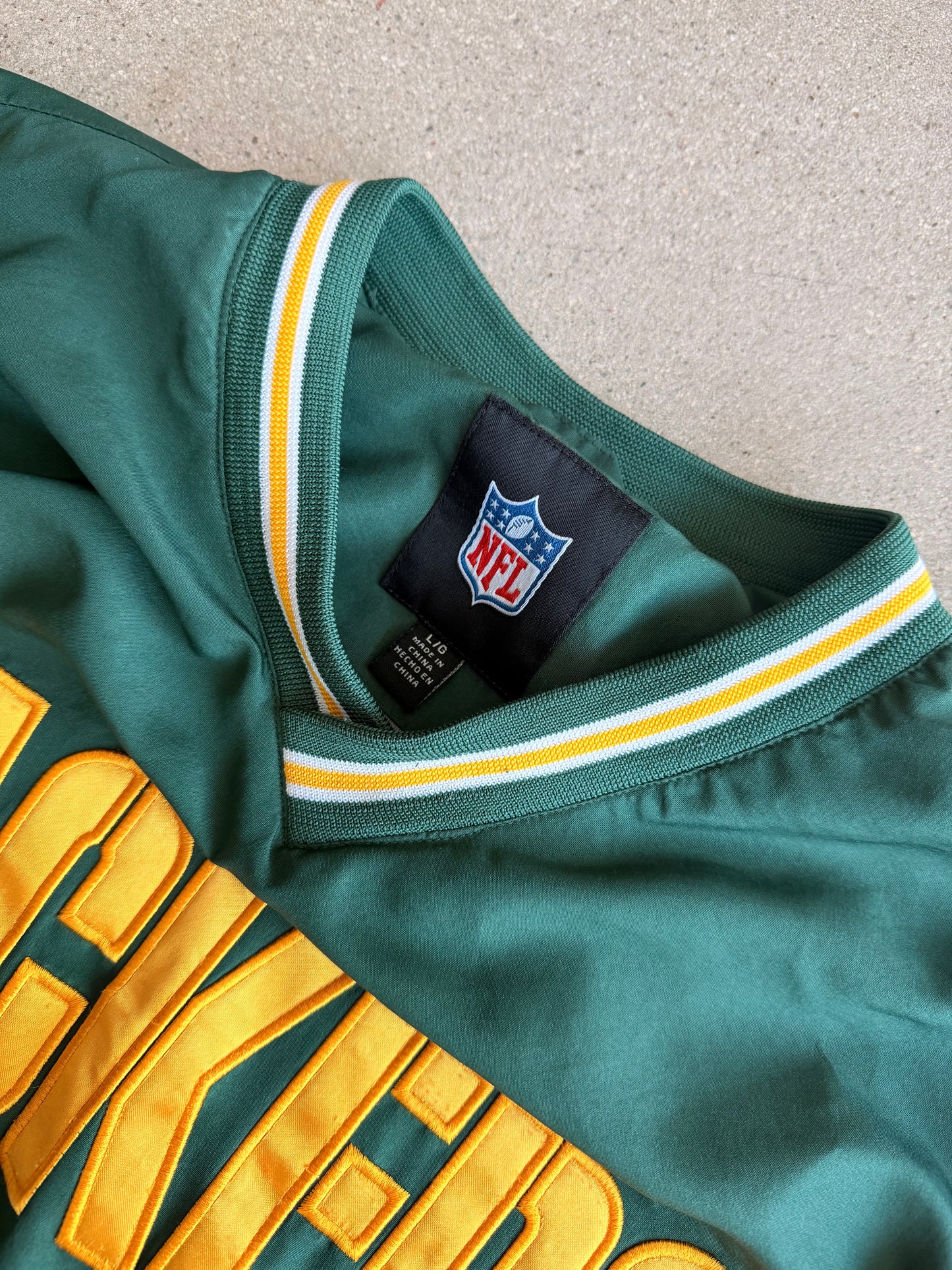 Vintage Packers Windbreaker - L