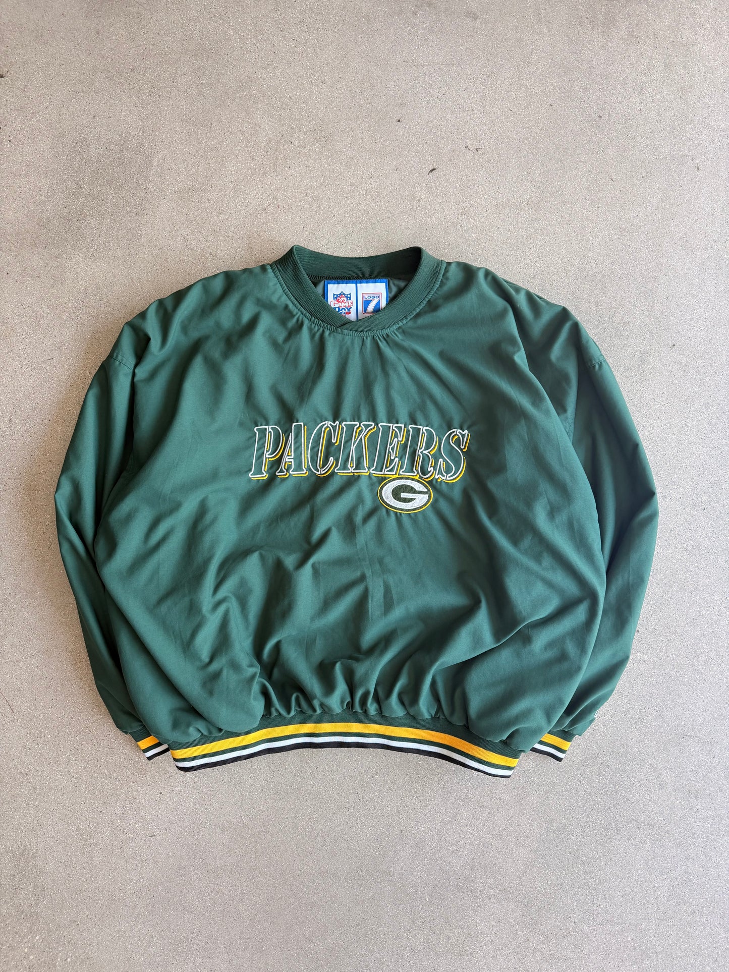 Vintage Green Bay Packers Windbreaker - XXL