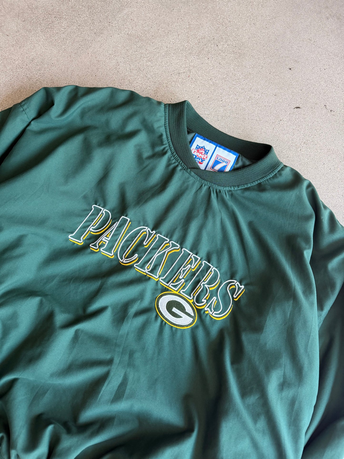 Vintage Green Bay Packers Windbreaker - XXL