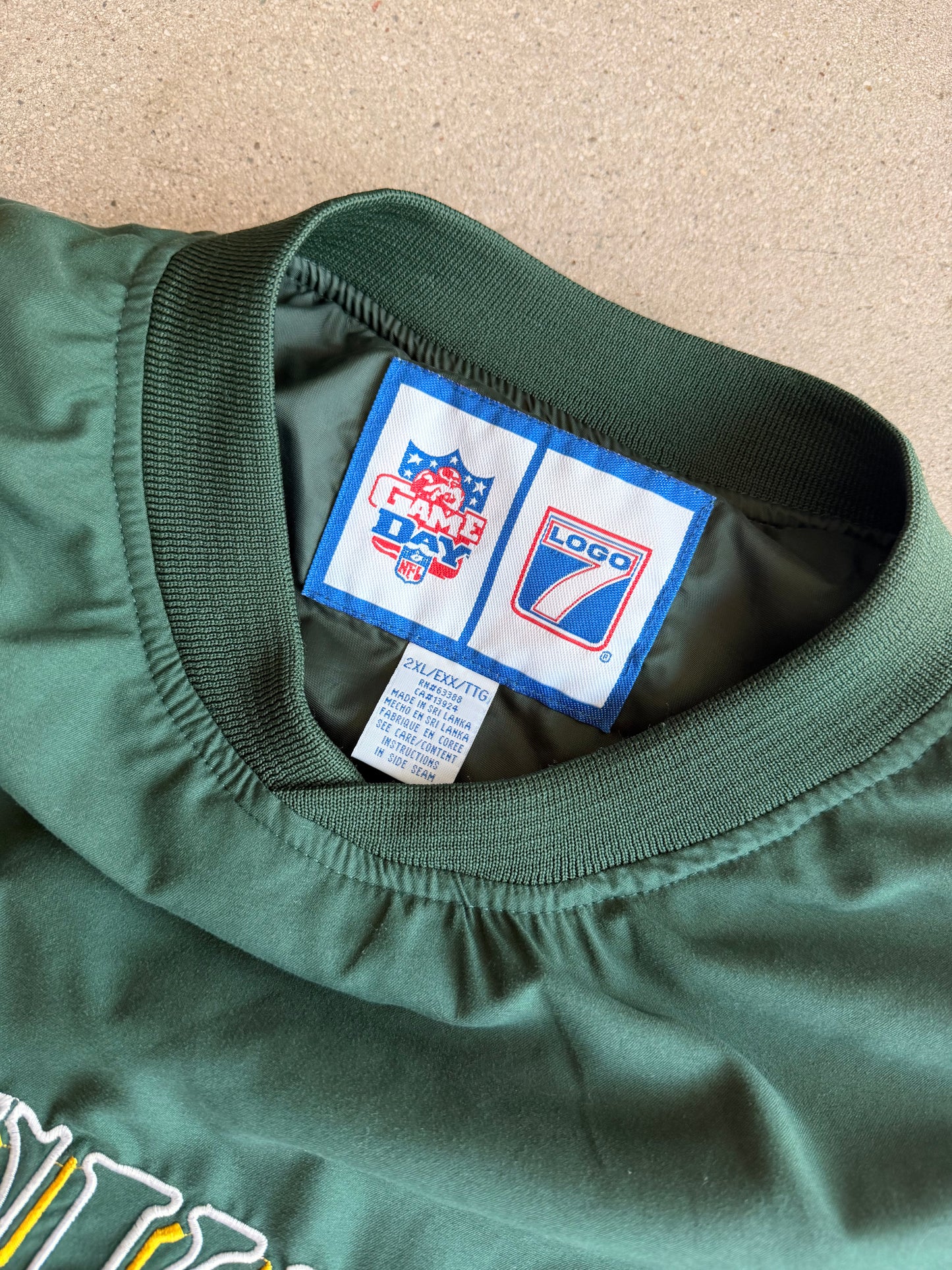 Vintage Green Bay Packers Windbreaker - XXL