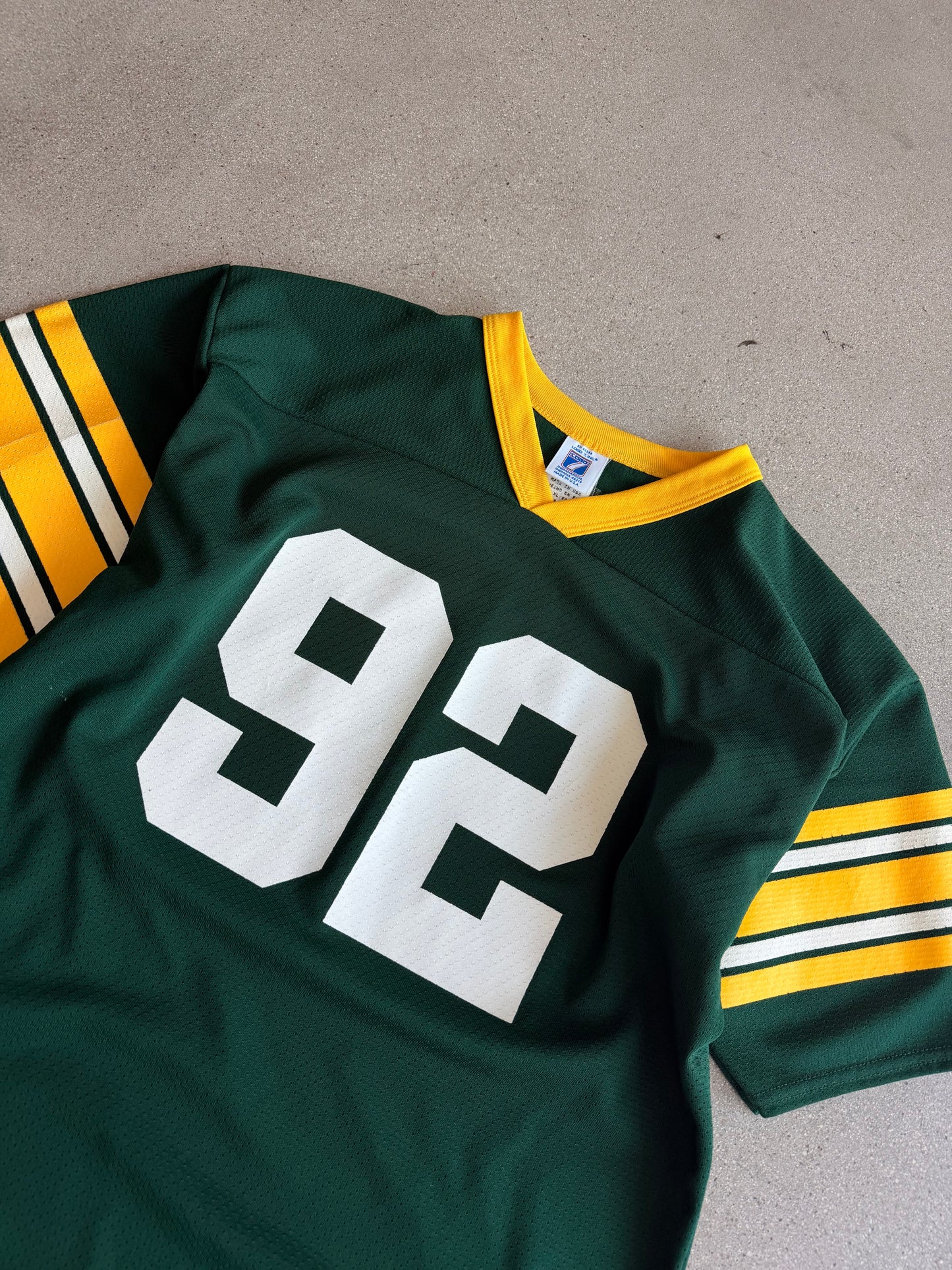 Vintage Packers Reggie White Logo 7 Jersey - XL
