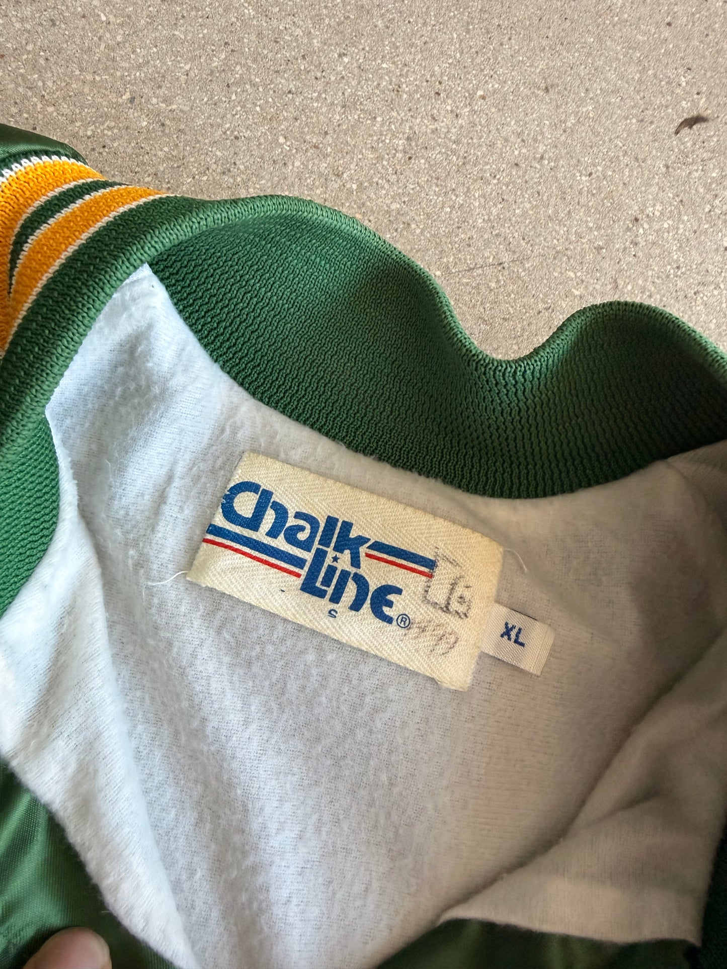 Vintage "Mouse's Packer Backers" Satin Jacket - XL