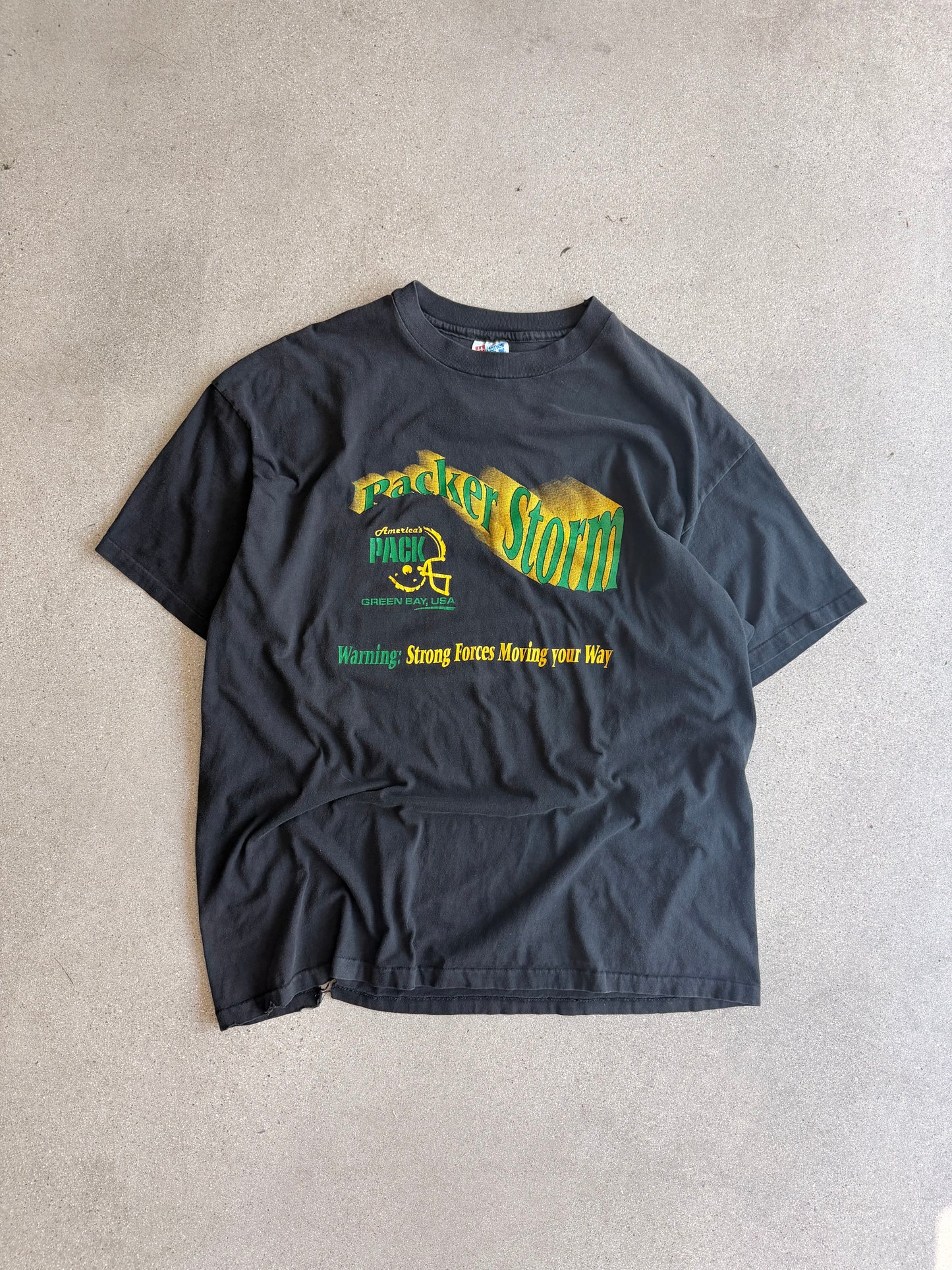Vintage "Packers Storm" Graphic Tee - XXL