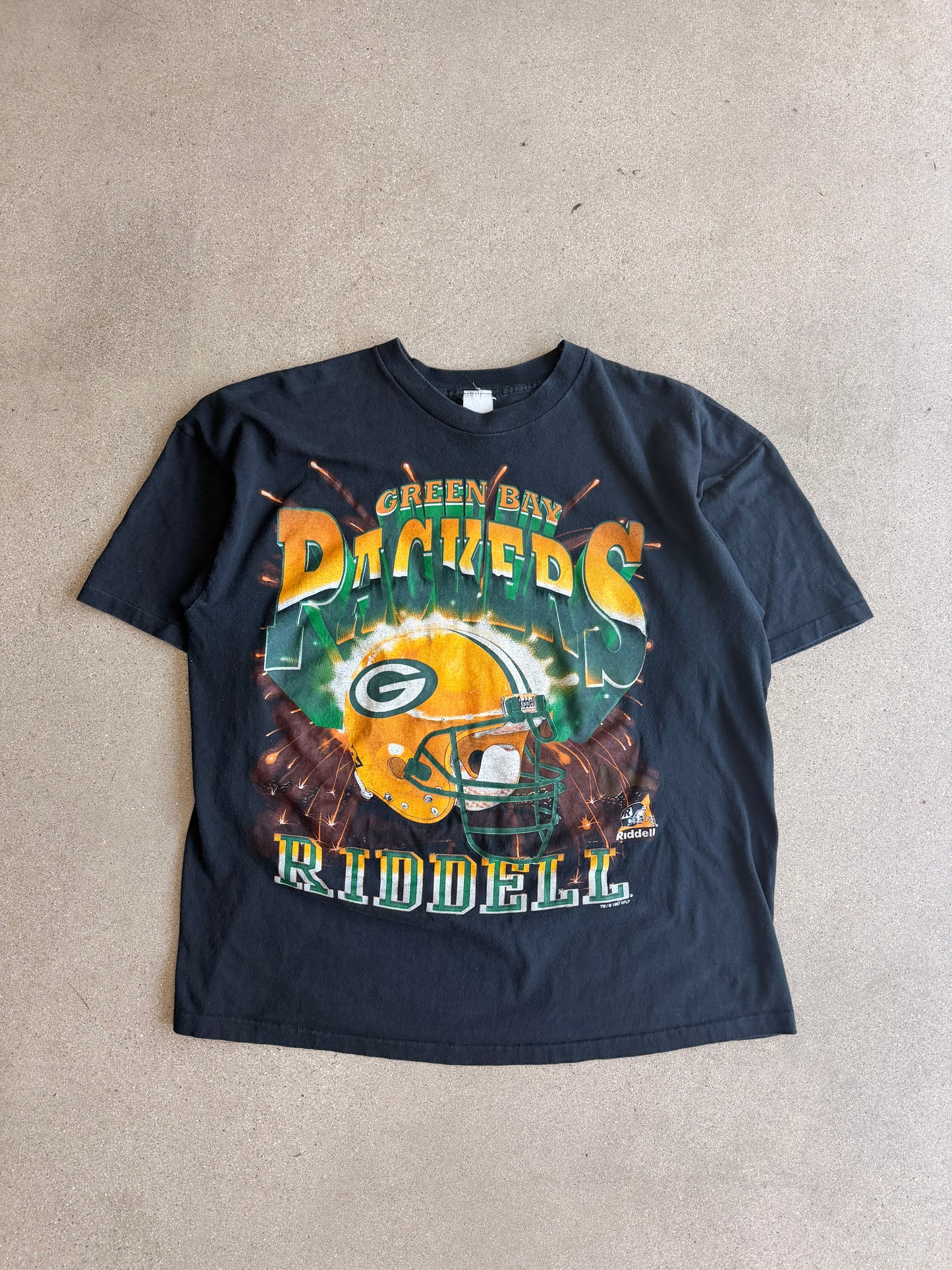 Vintage Packers Riddell Graphic Tee - L