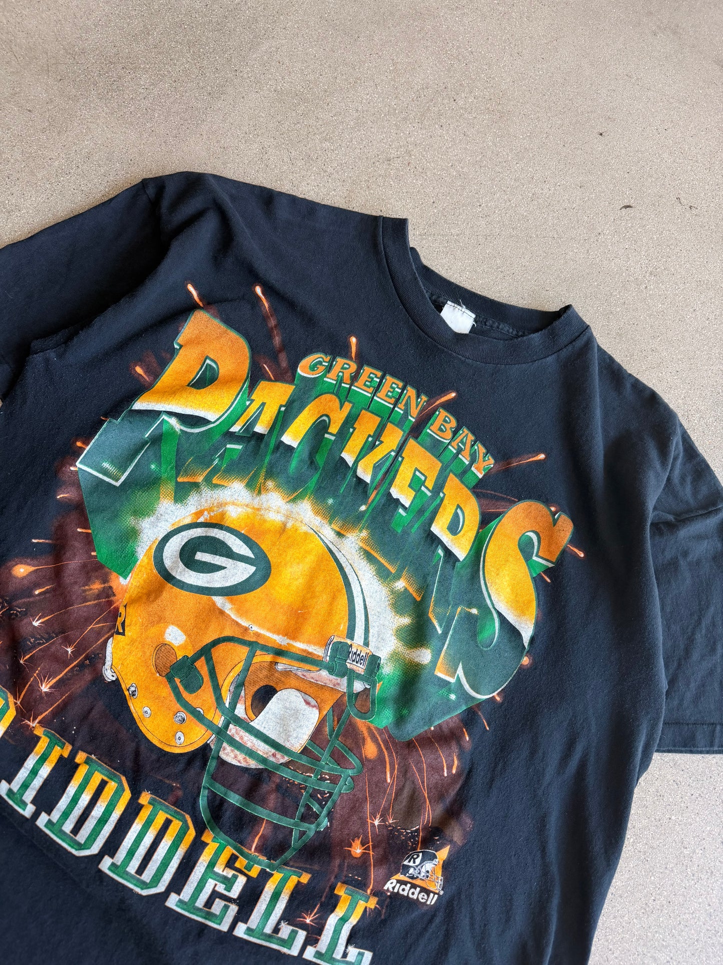 Vintage Packers Riddell Graphic Tee - L