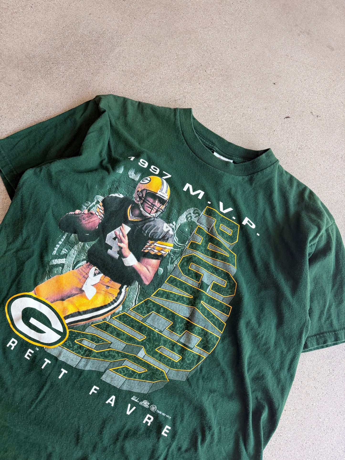 Vintage Packers 1997 Brett Farve MVP Tee - XL