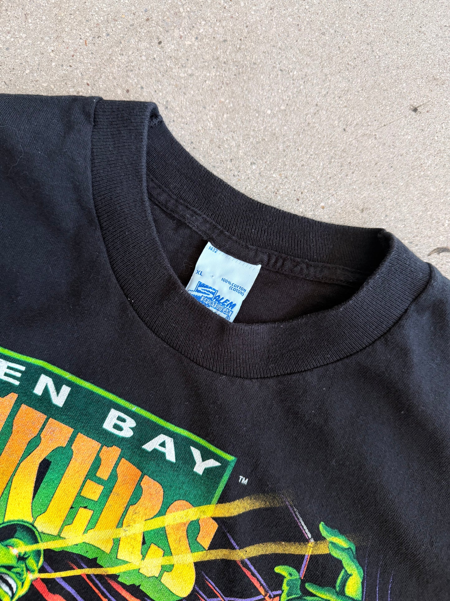 Vintage Packers "Superhero" Salem Sportswear Graphic Tee - XL