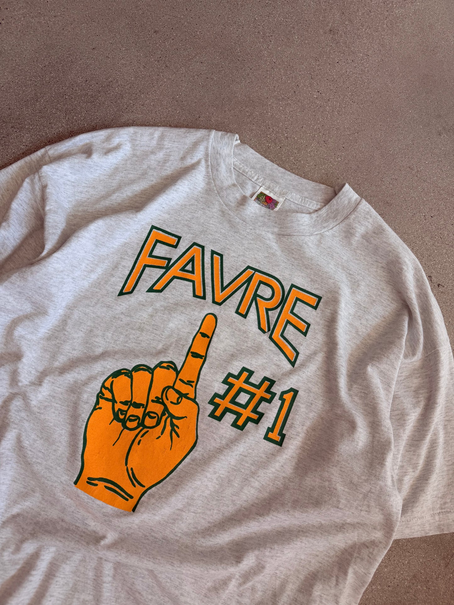 Vintage Packers Bootleg Farve vs Elway Rivalry Tee - XL