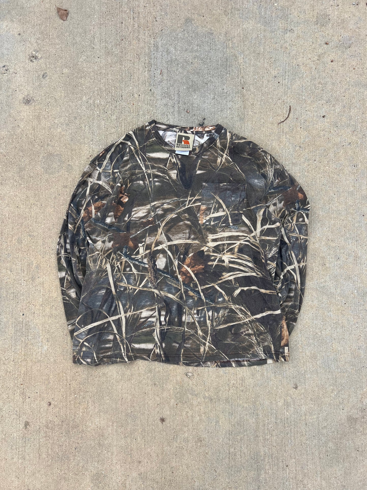 Vintage Russel Camo Long Sleeve - XL