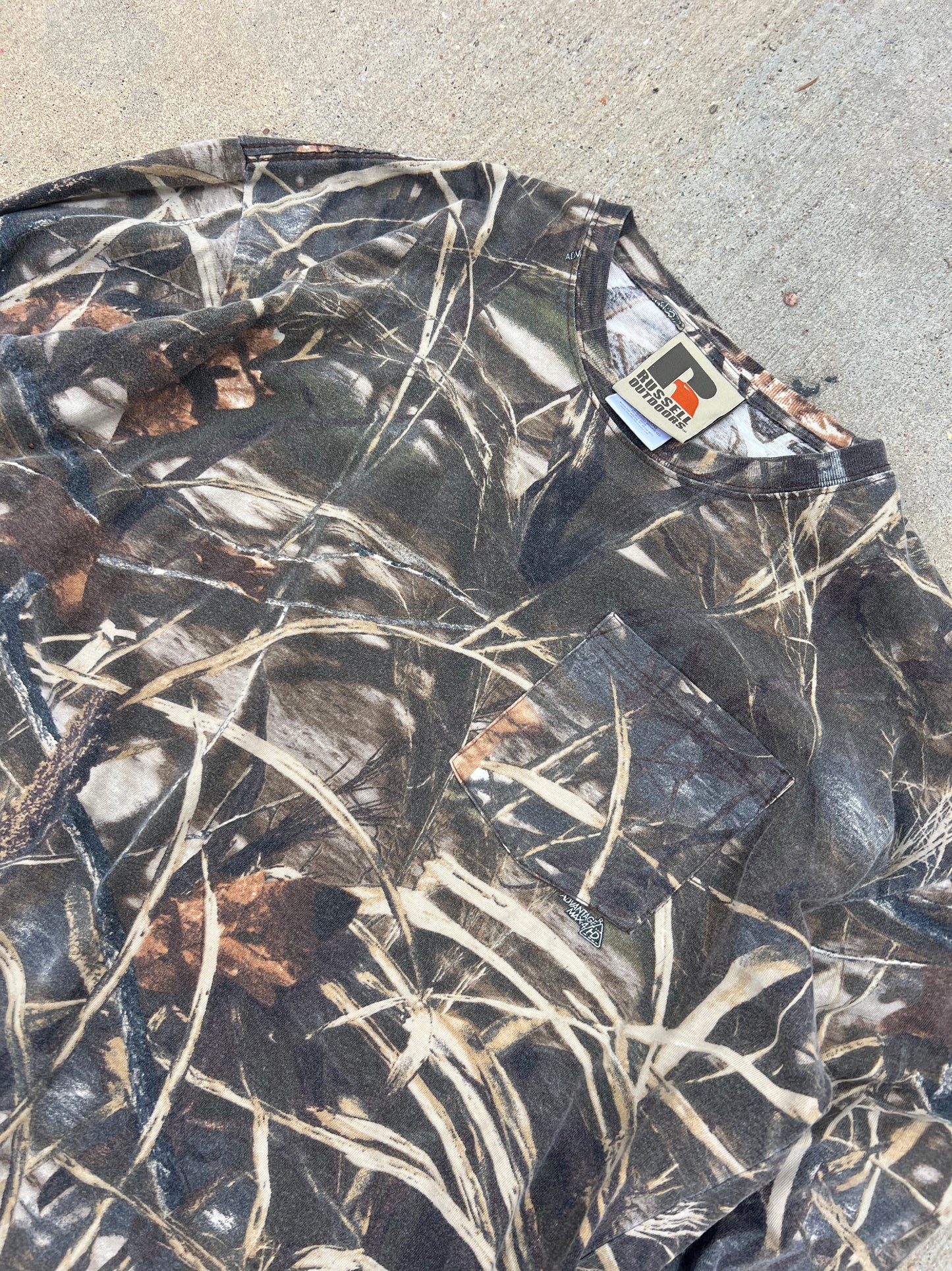 Vintage Russel Camo Long Sleeve - XL