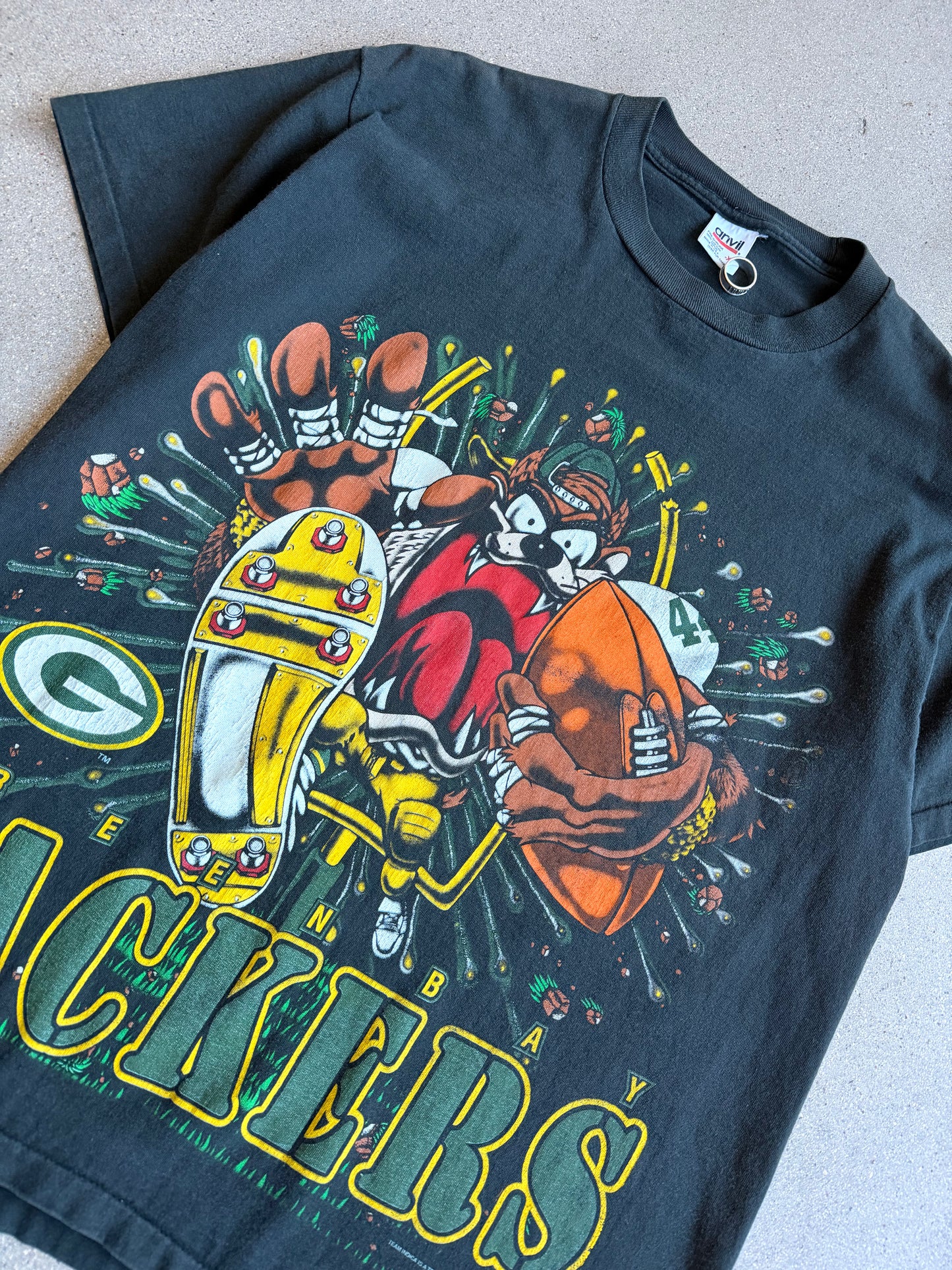 Vintage 1993 Packers Taz Tee - XL