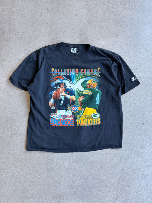 Vintage Farve VS Elway Superbowl 31 Tee - XL