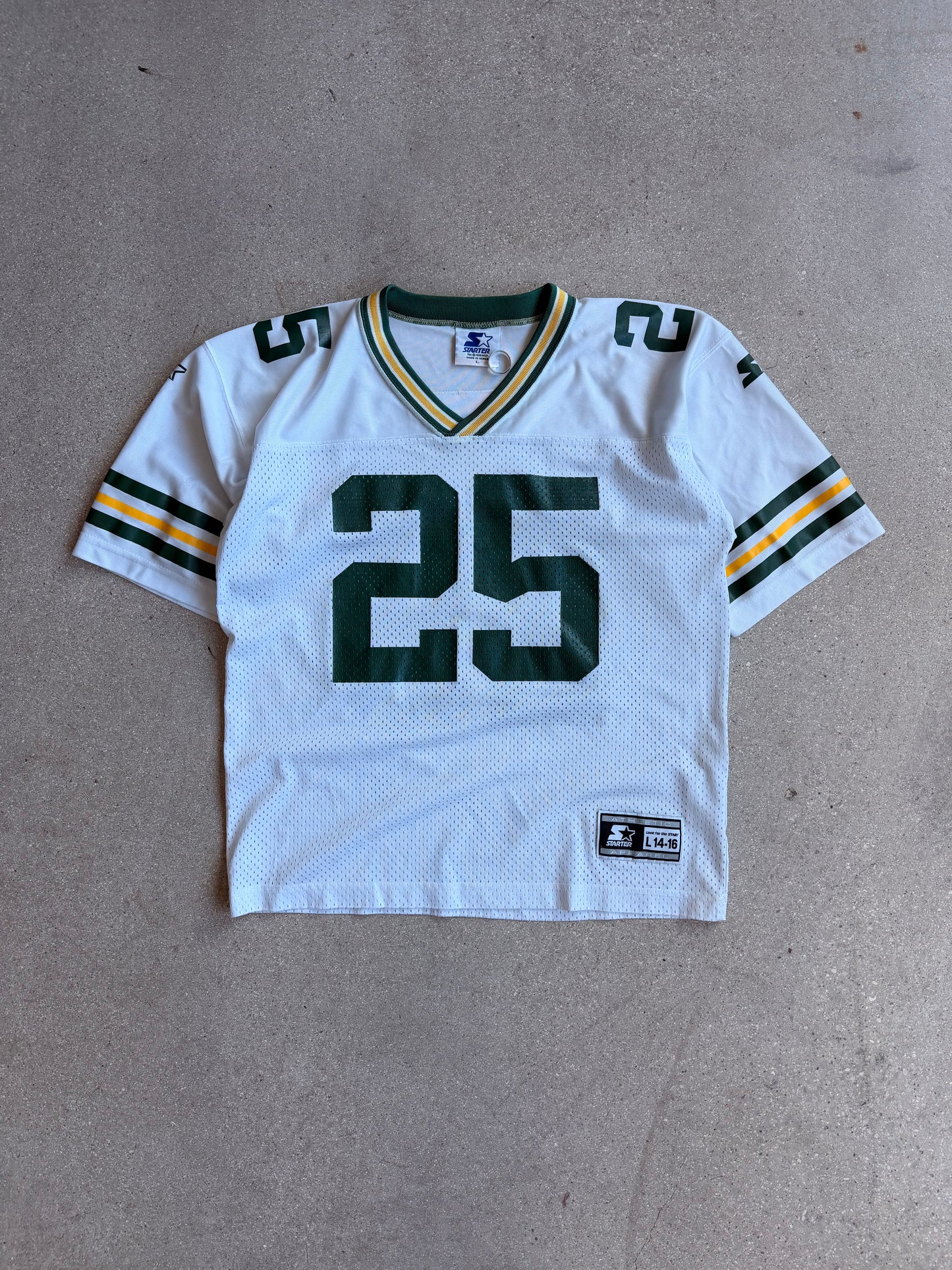 Vintage Dorsey Levens 90s Packer Jersey - Youth L