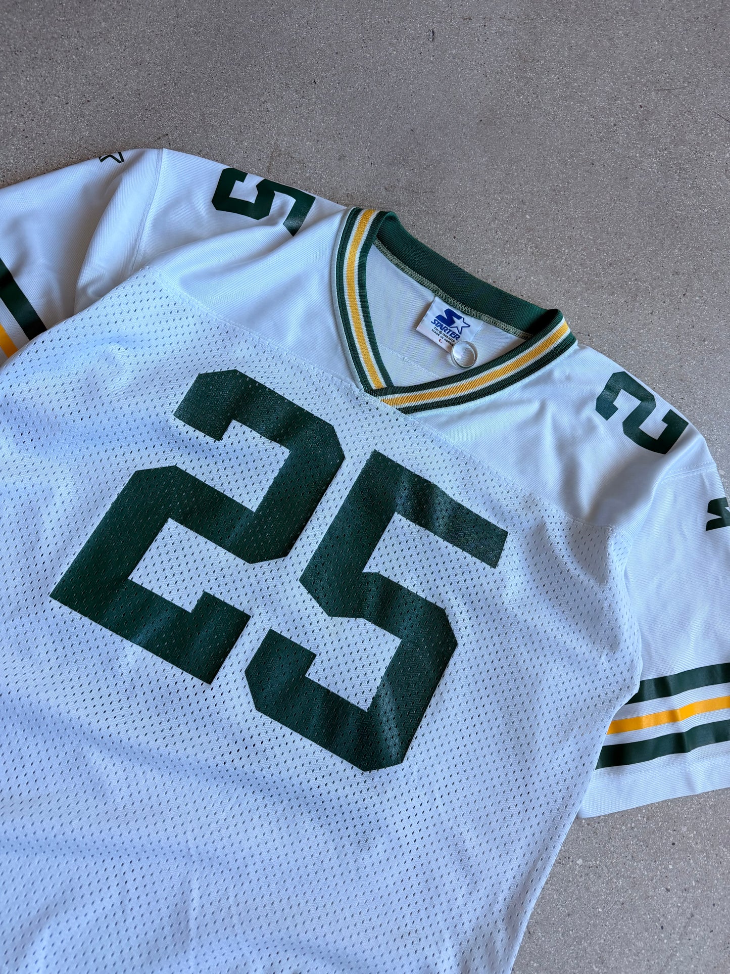 Vintage Dorsey Levens 90s Packer Jersey - Youth L