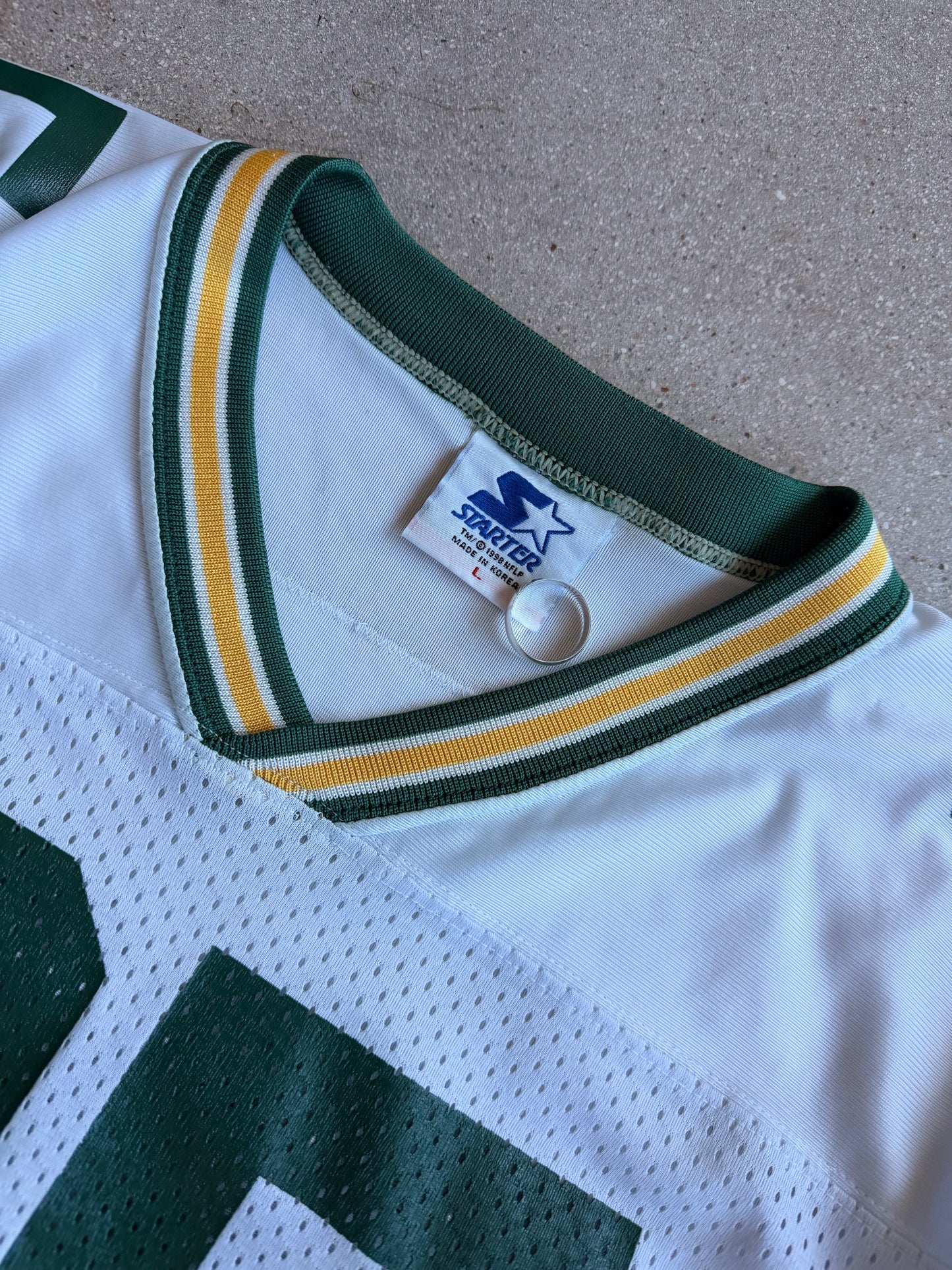 Vintage Dorsey Levens 90s Packer Jersey - Youth L