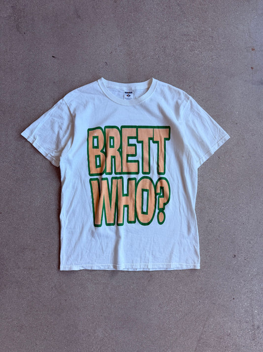 Vintage "Brett Who?" Bootleg Tee - M